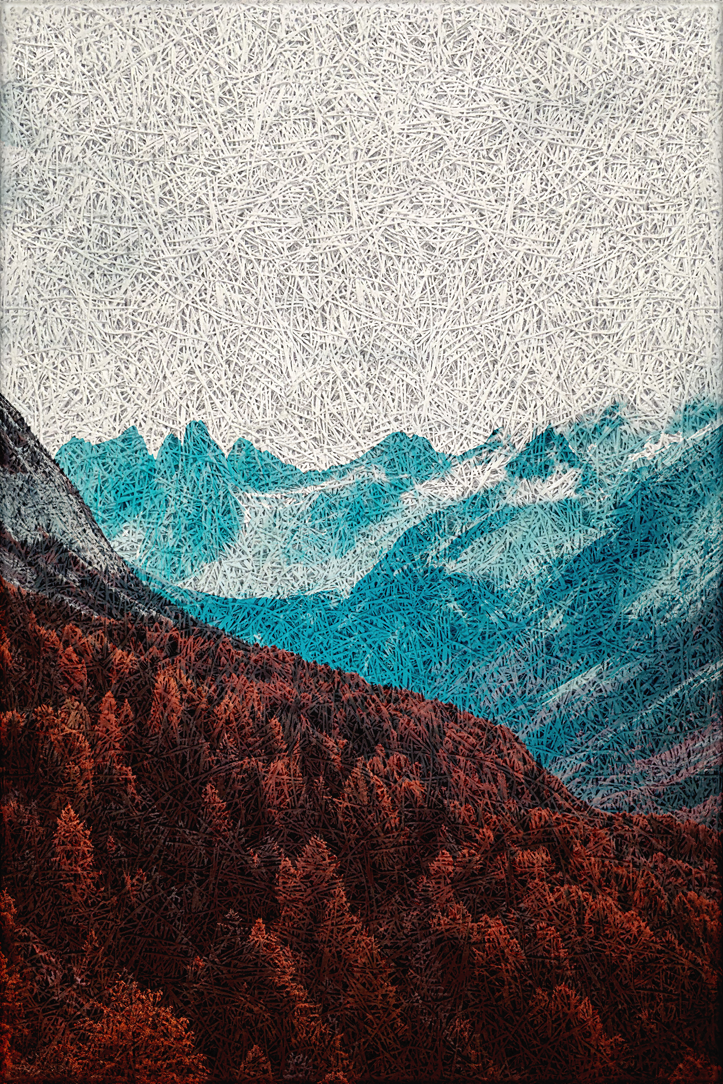 Alpine Contrast Acoustic Wall Panel