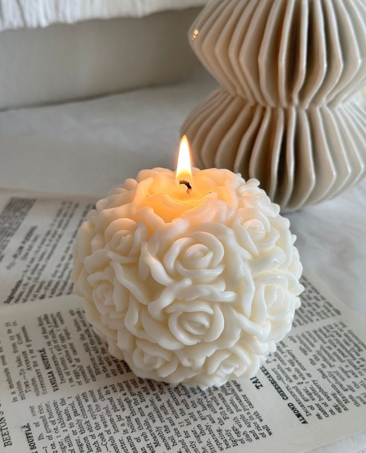 Vela Esfera De Rosas