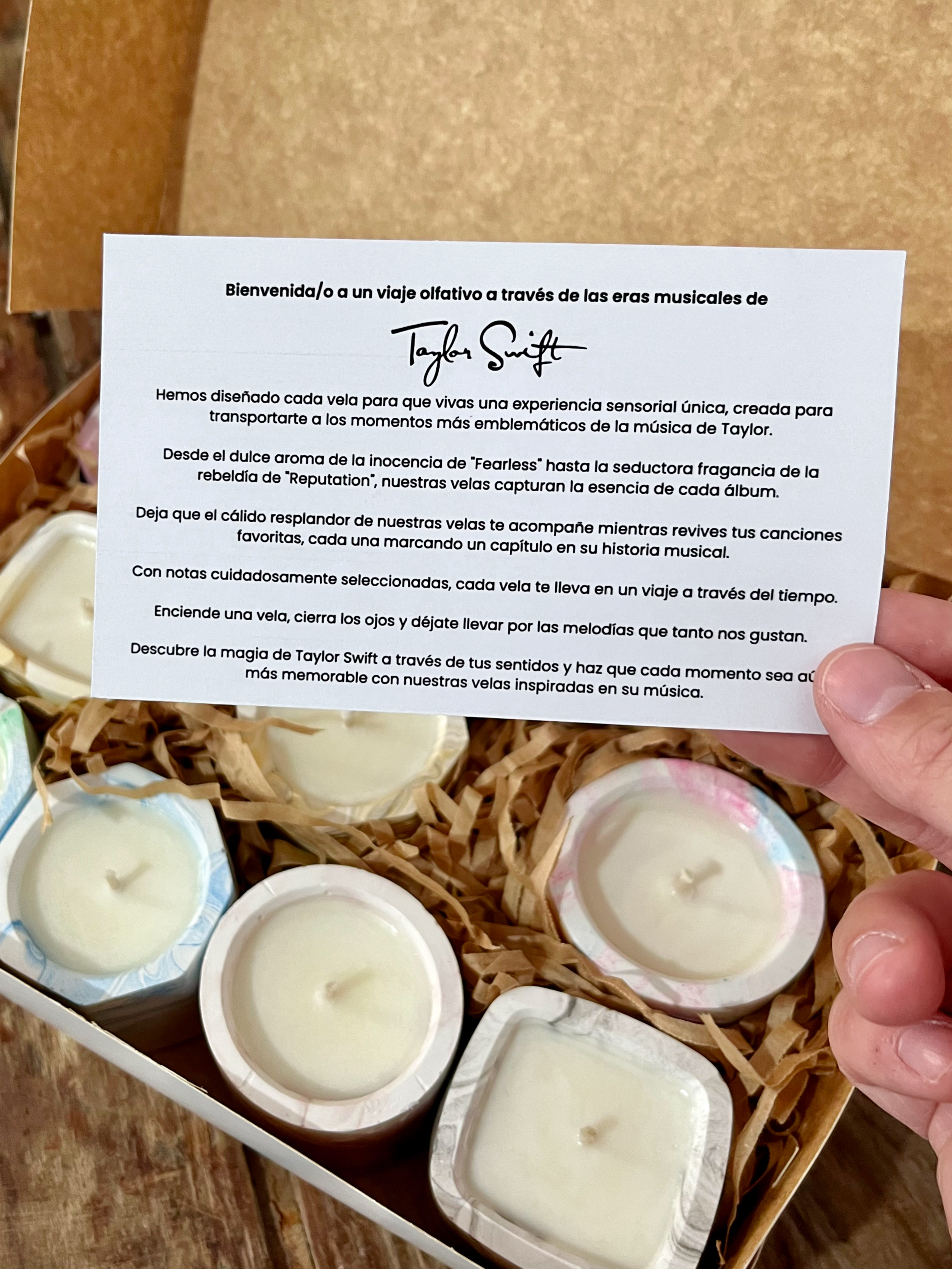 Set De Velas Eras Tour Taylor Swift
