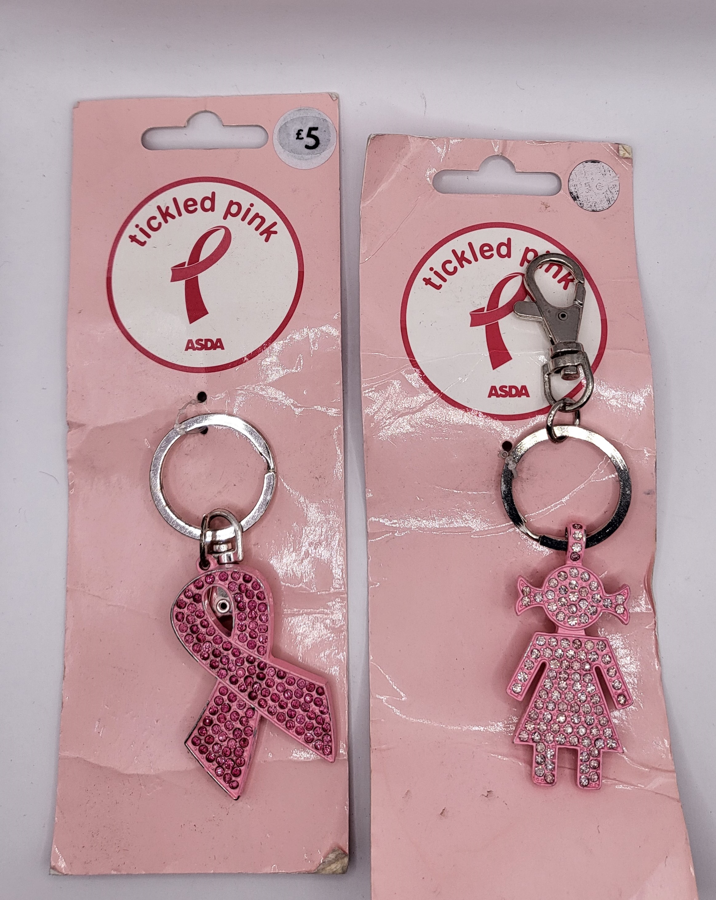Rožiniai Raktų Pakabukai ASDA „Tickled Pink“ 