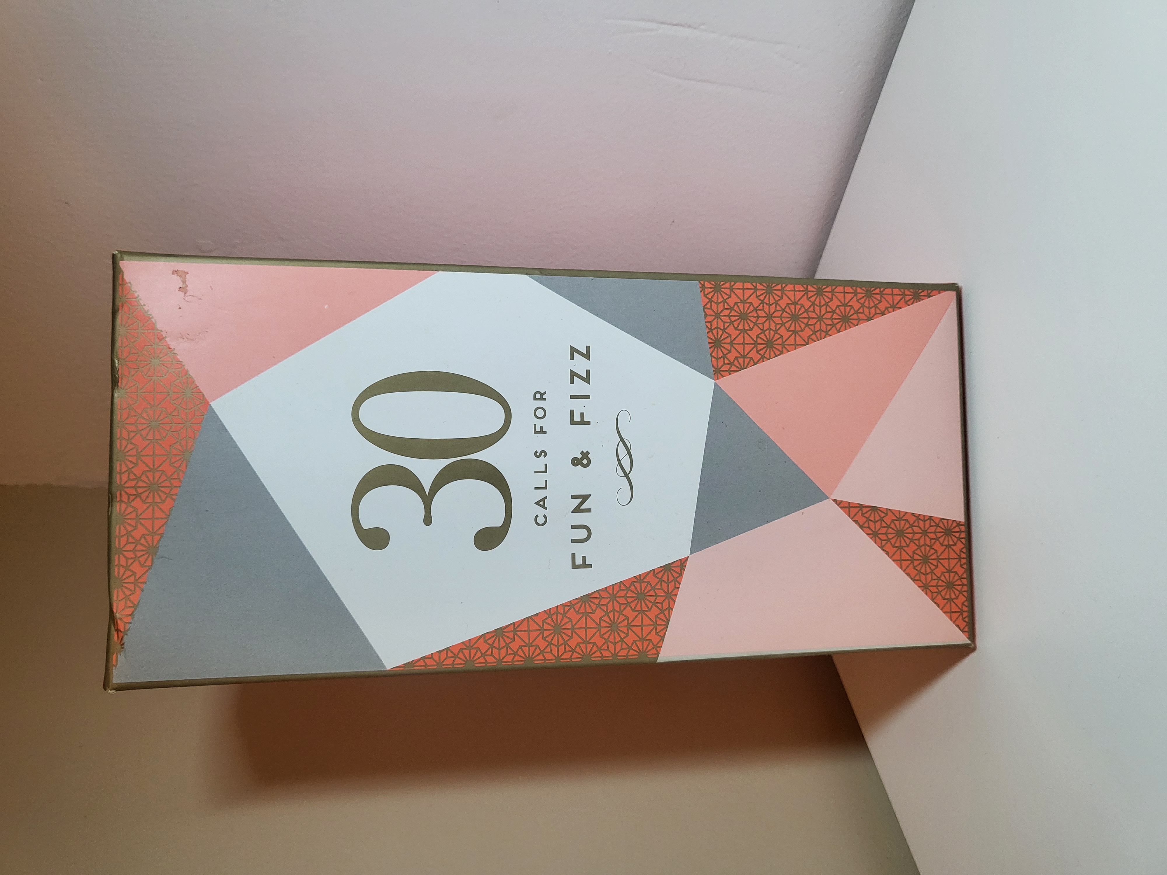 TAURĖ SU UŽRAŠU "30 CALLS FOR FUN & FIZZ"