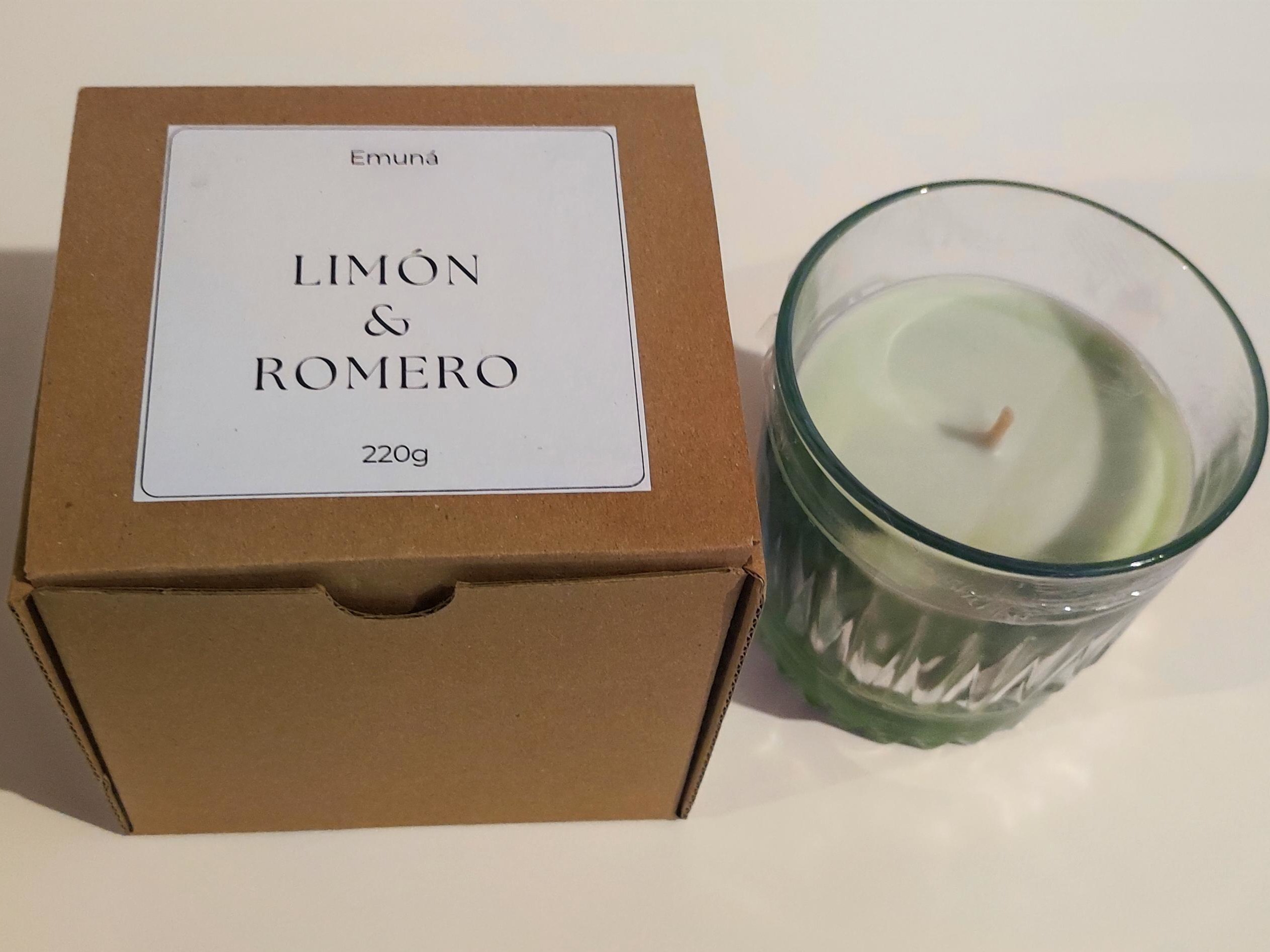 Vela  Aromática de Limón Romero 
