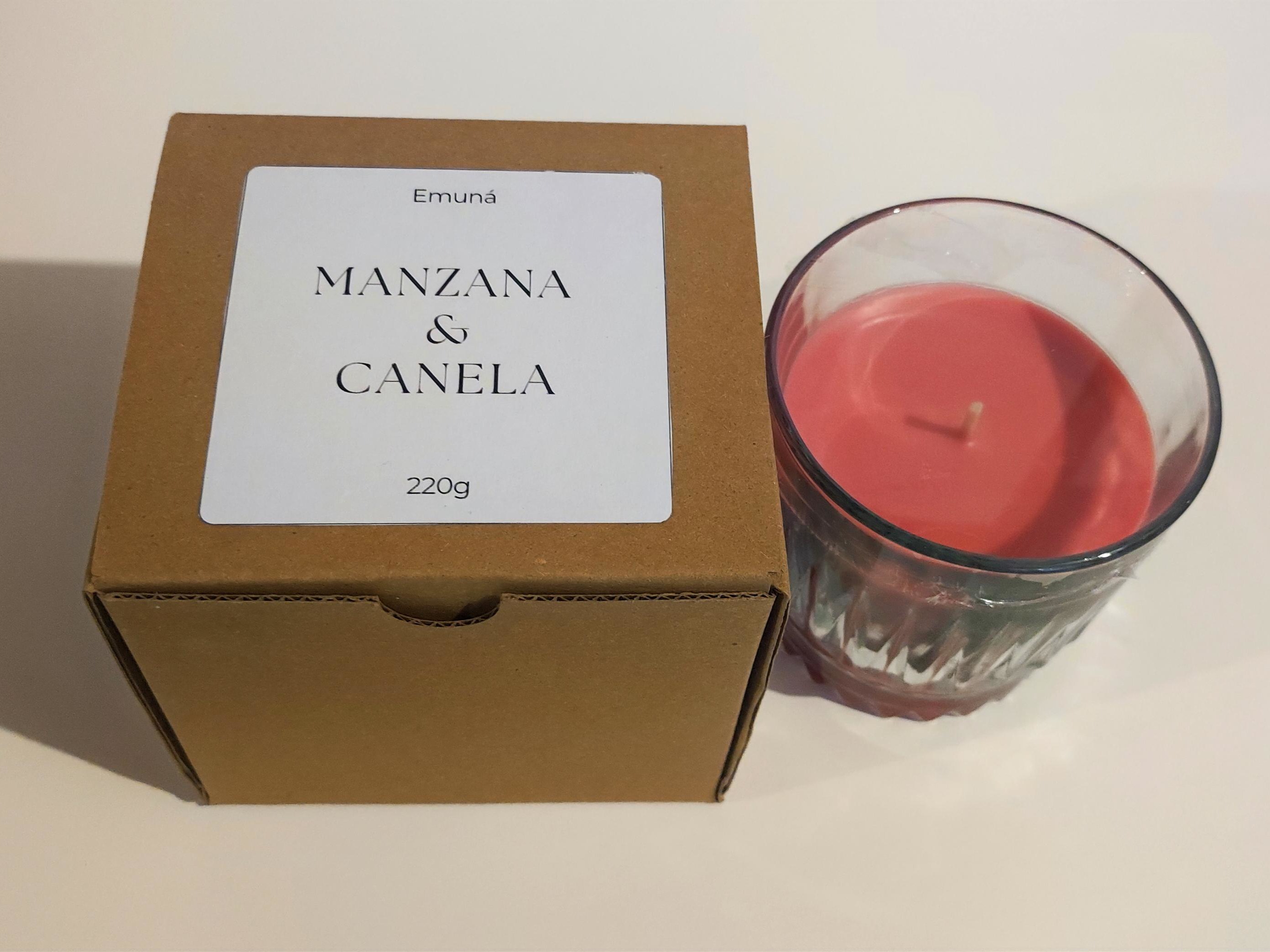 Vela Aromática de Manzana Canela