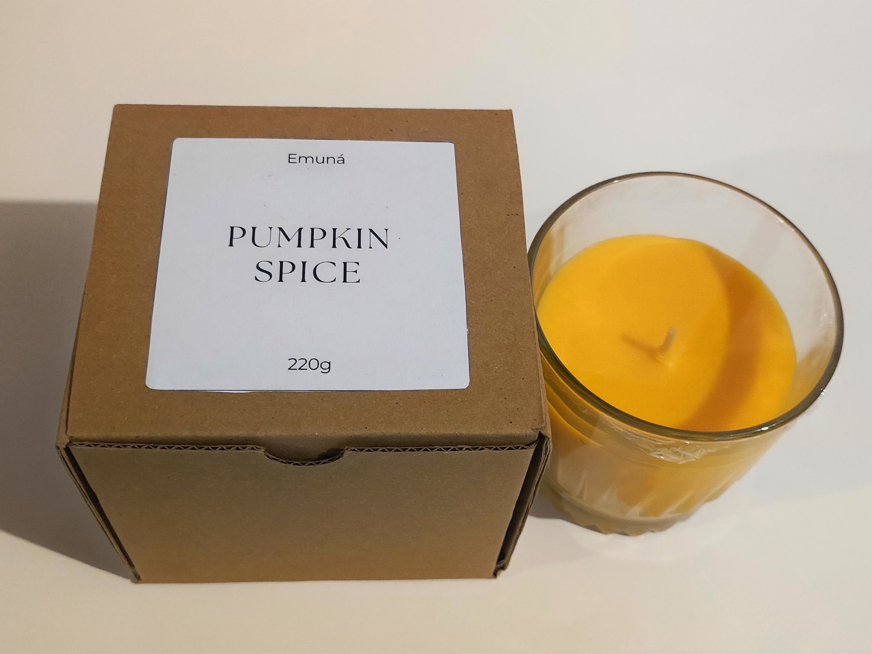 Vela Aromática de Pumpkin Spice