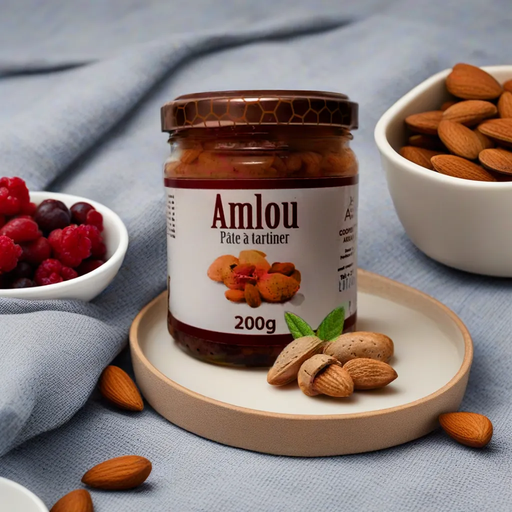 Amlou bio aux amandes miel et l'huile d'argan