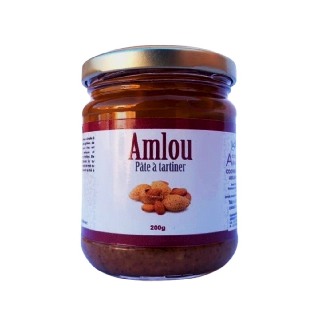 Amlou bio aux amandes miel et l'huile d'argan