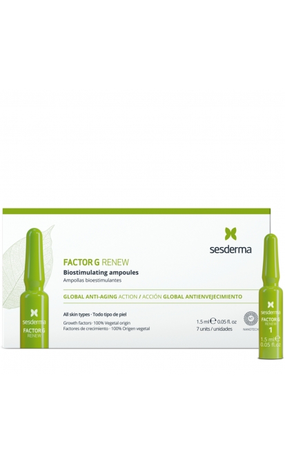 SESDERMA FACTOR G INTENSYVI JAUNINANTI SISTEMA, 7x1,5ml