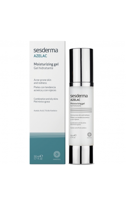 SESDERMA AZELAC RAUDONĮ MAŽINANTIS VEIDO GELIS, 50 ml