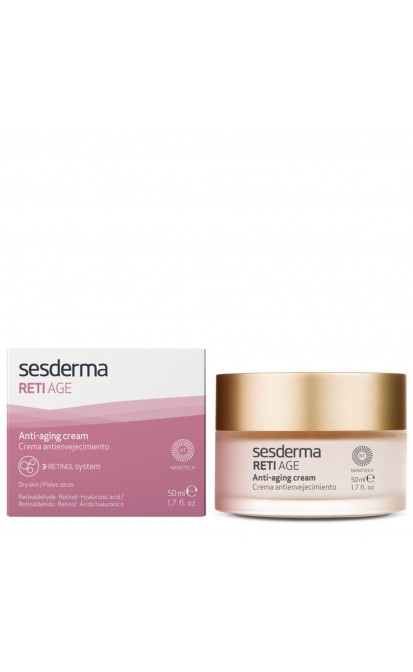 SESDERMA RETI-AGE JAUNINANTIS VEIDO KREMAS, 50 ml