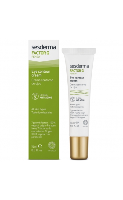 SESDERMA FACTOR G ODĄ ATSTATANTIS PAAKIŲ KREMAS SU AUGIMO FAKTORIAIS, 15 ml