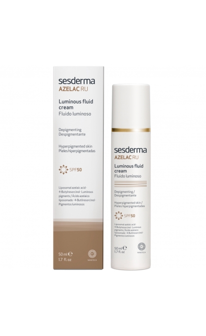 SESDERMA AZELAC RU SPINDESIO SUTEIKIANTIS KREMINIS FLUIDAS SPF50, 50 ml