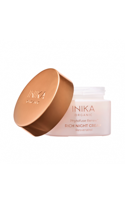 INIKA ORGANIC PHYTOFUSE RENEW™ PRATURTINTAS NAKTINIS KREMAS, 50 ml