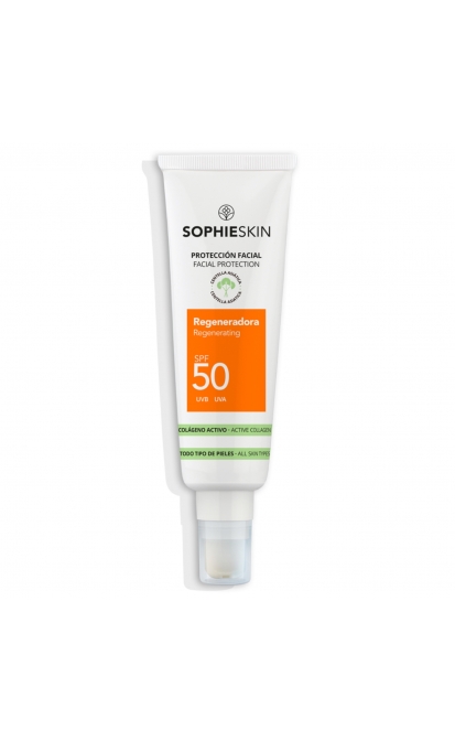 SOPHIE SKIN ODĄ REGENERUOJANTIS APSAUGINIS VEIDO KREMAS NUO SAULĖS SPF50, 50 ML
