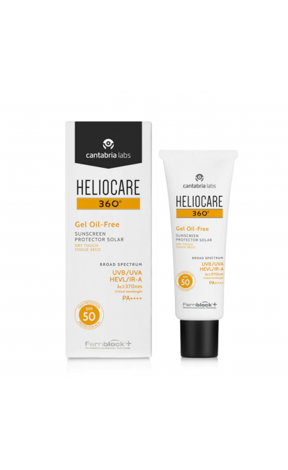 HELIOCARE 360 OIL-FREE APSAUGINIS GELIS NUO SAULĖS SPF 50, 50 ML