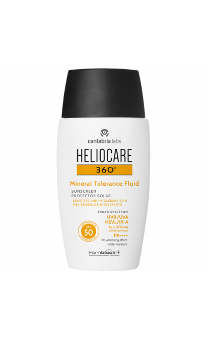 HELIOCARE 360 MINERAL TOLERANCE FLUIDAS SPF 50, 50 ML