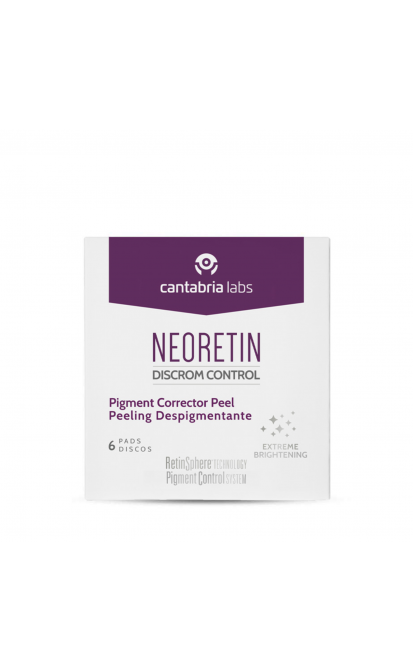 NEORETIN DISCROM CONTROL EKSFOLIJUOJANTYS PADELIAI PIGMENTUOTAI ODAI, 6 PADELIAI