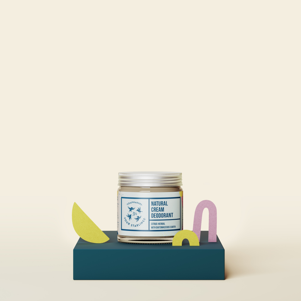 4 Starlings „Citrusai-žolelės“ dezodorantas kremo pavidalu, 60ml