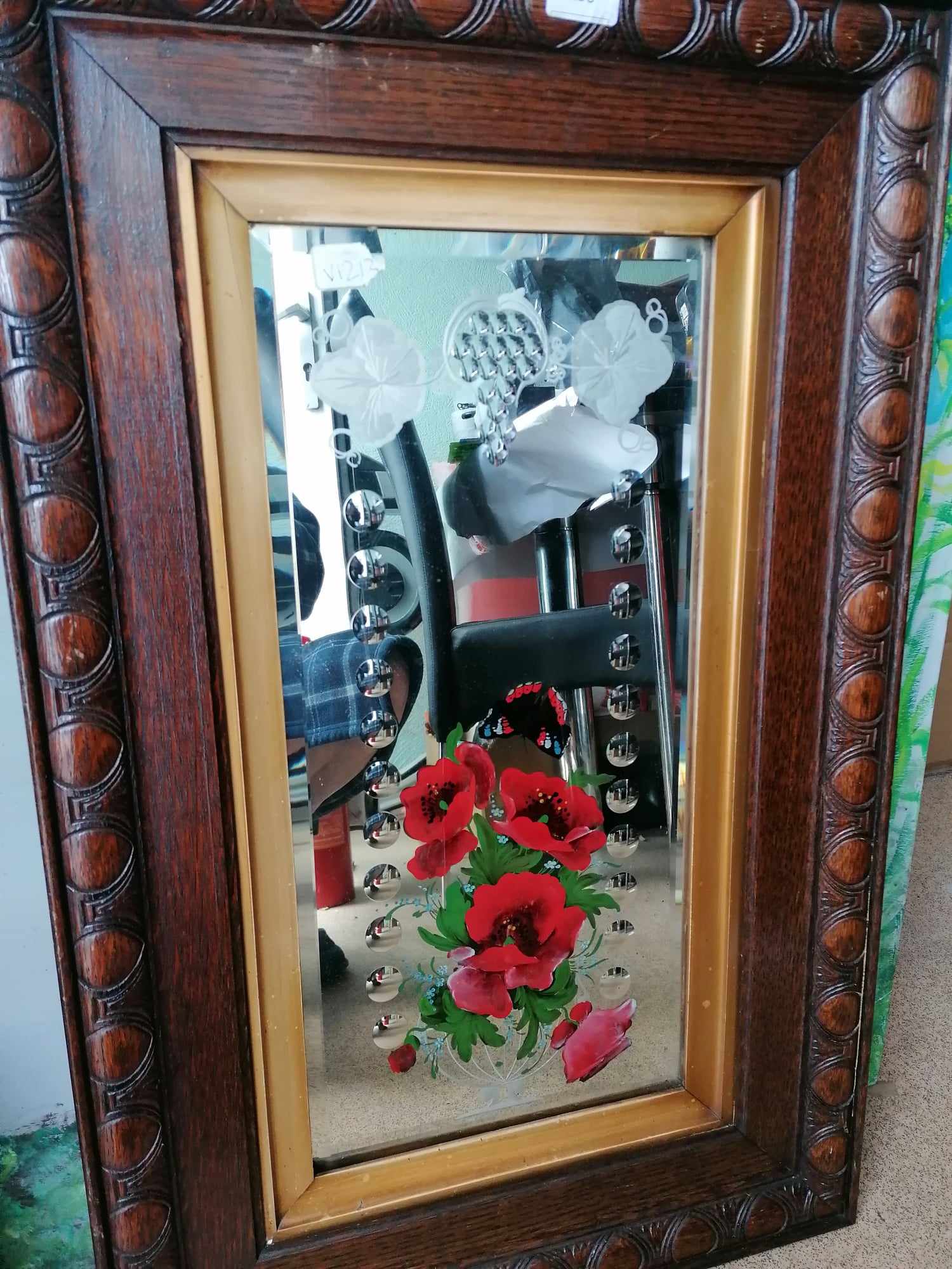 Pair of Gyspy style mirrors from the 1950s in excellent condition