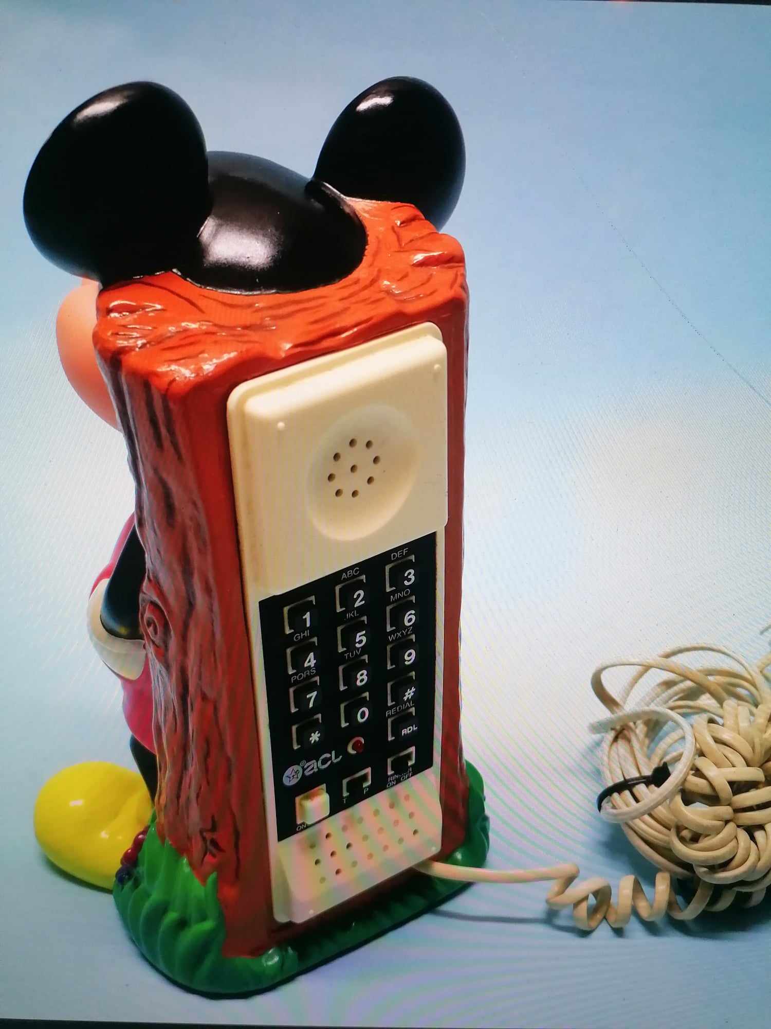 Retro Mickey Mouse Tree Stump phone 
