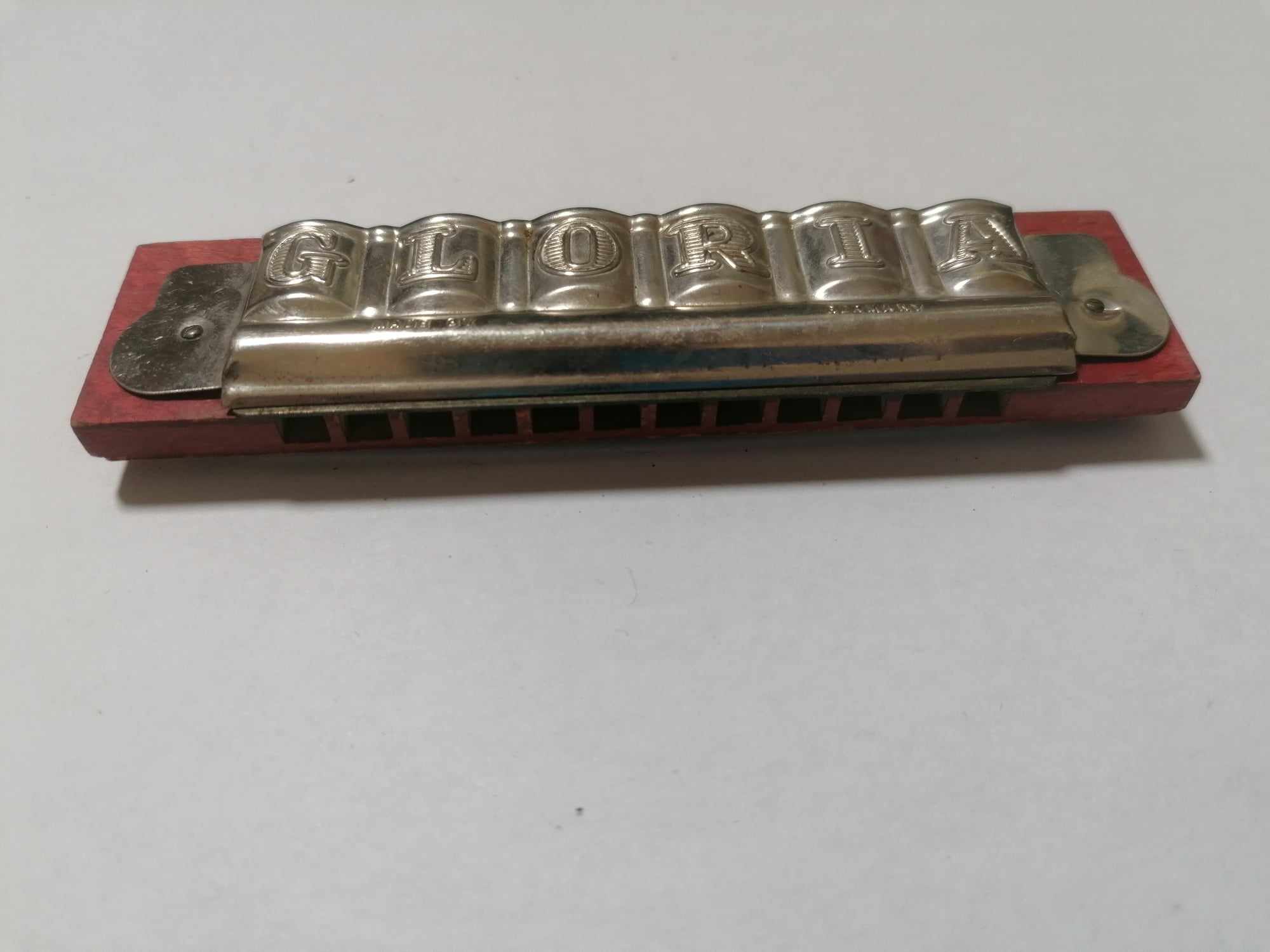 1 of 2 1940s 50s Vintage Gloria childrens harmonica by CH WEISS?