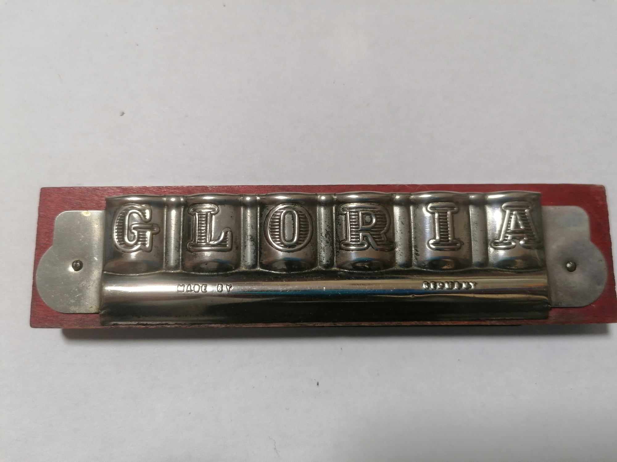 2 of 2 1940s 50s Vintage Gloria childrens harmonica by CH WEISS?