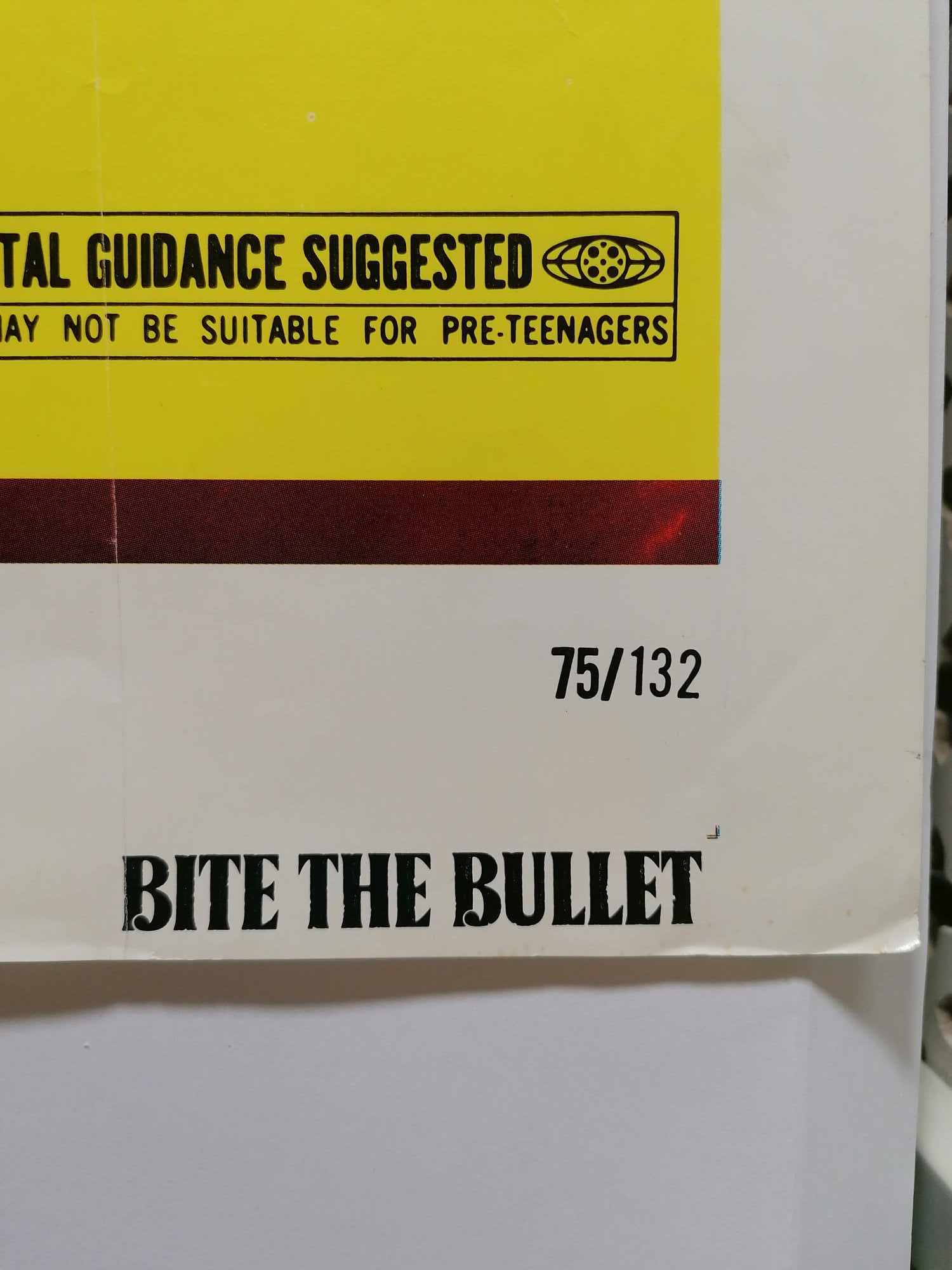 1975 Genuine one sheet poster Bite the Bullet Gene Hackman 69x102cm