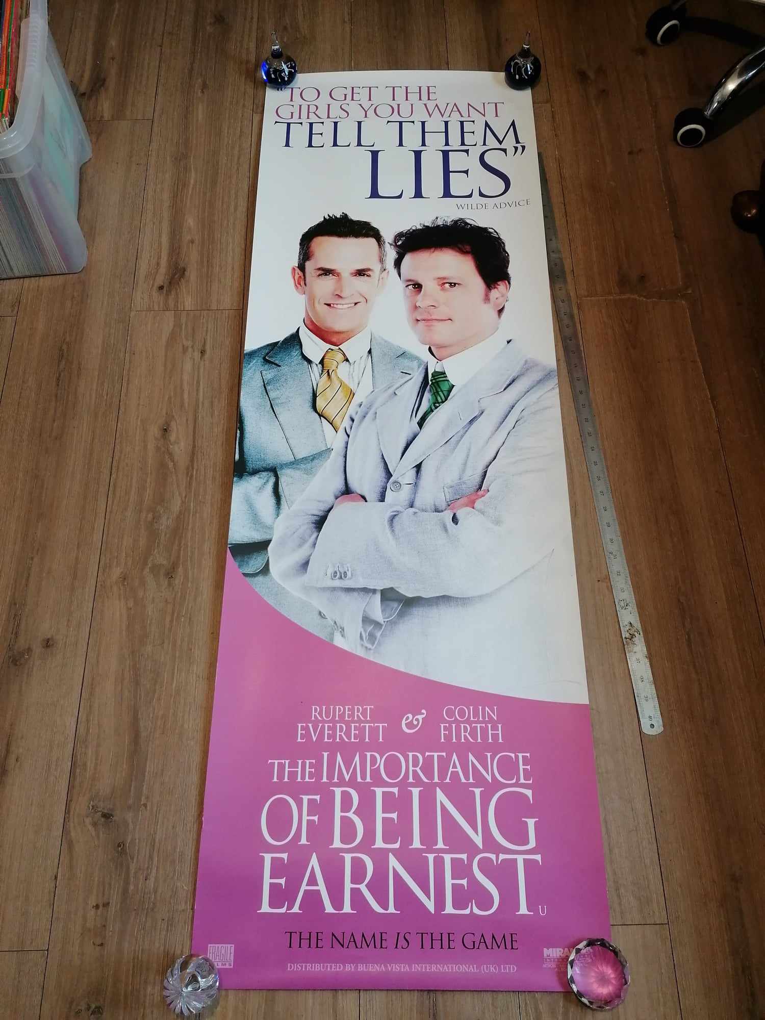 2001 Genuine The Importance of Being Earnest Colin Firth Judie Dench 3x Posters 