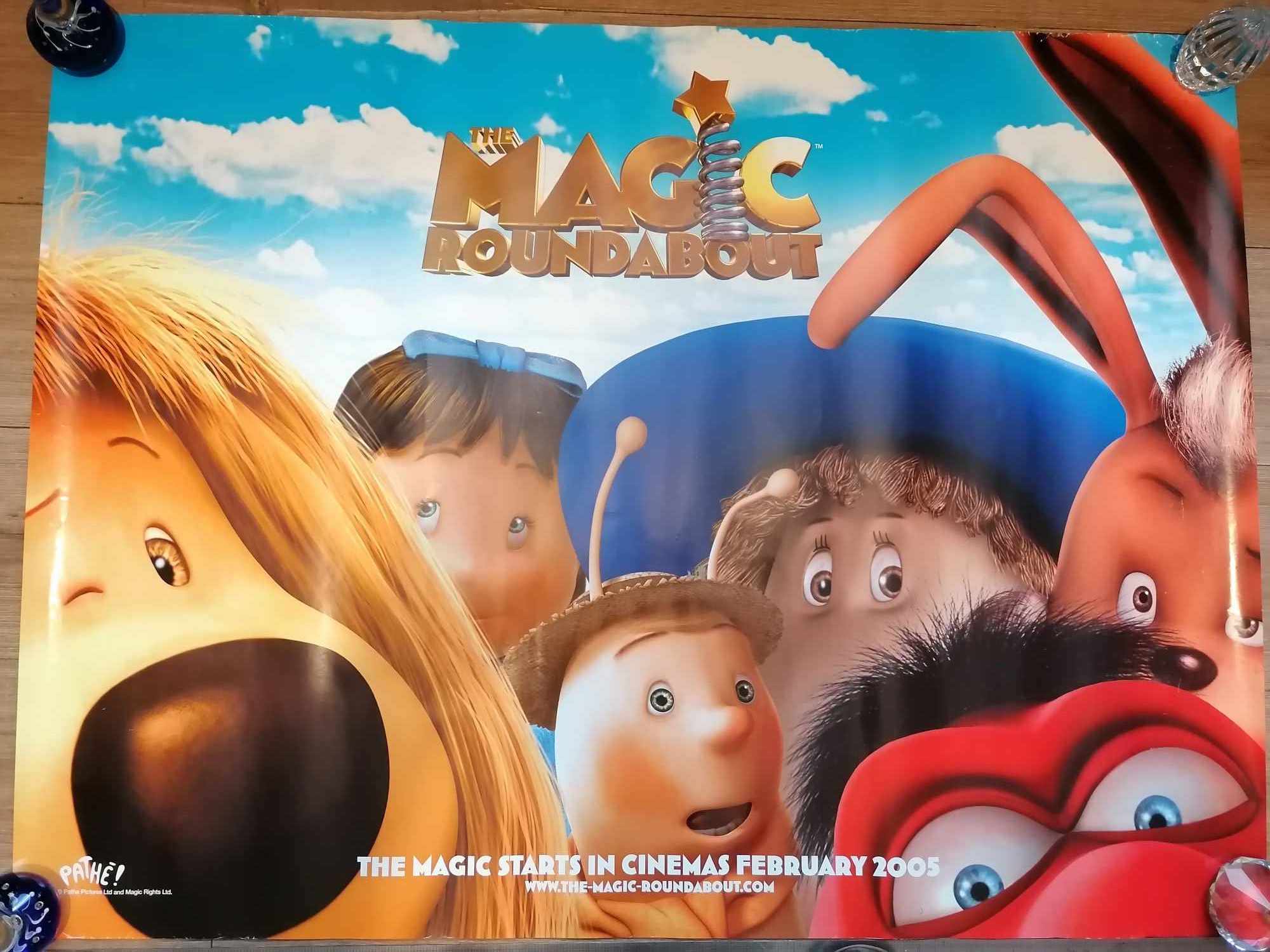 2005 Genuine one sheet Cinema poster Magic Roundabout 40x30" 
