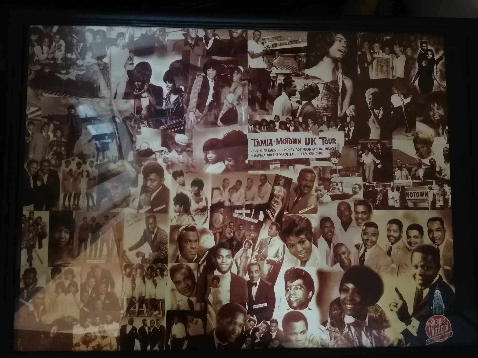 Very Rare Advertising poster for Strange World of Northern Soul 1999 55 x 40cm