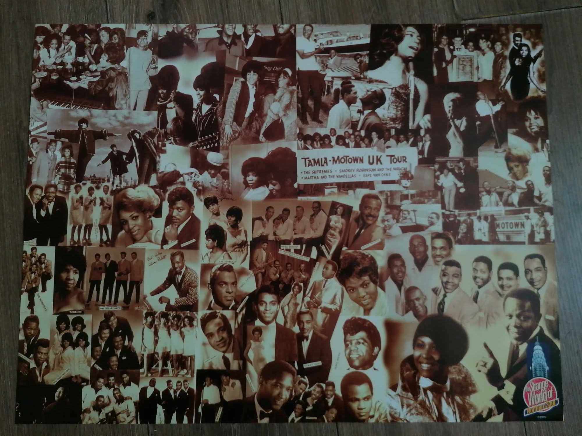 Very Rare Advertising poster for Strange World of Northern Soul 1999 55 x 40cm