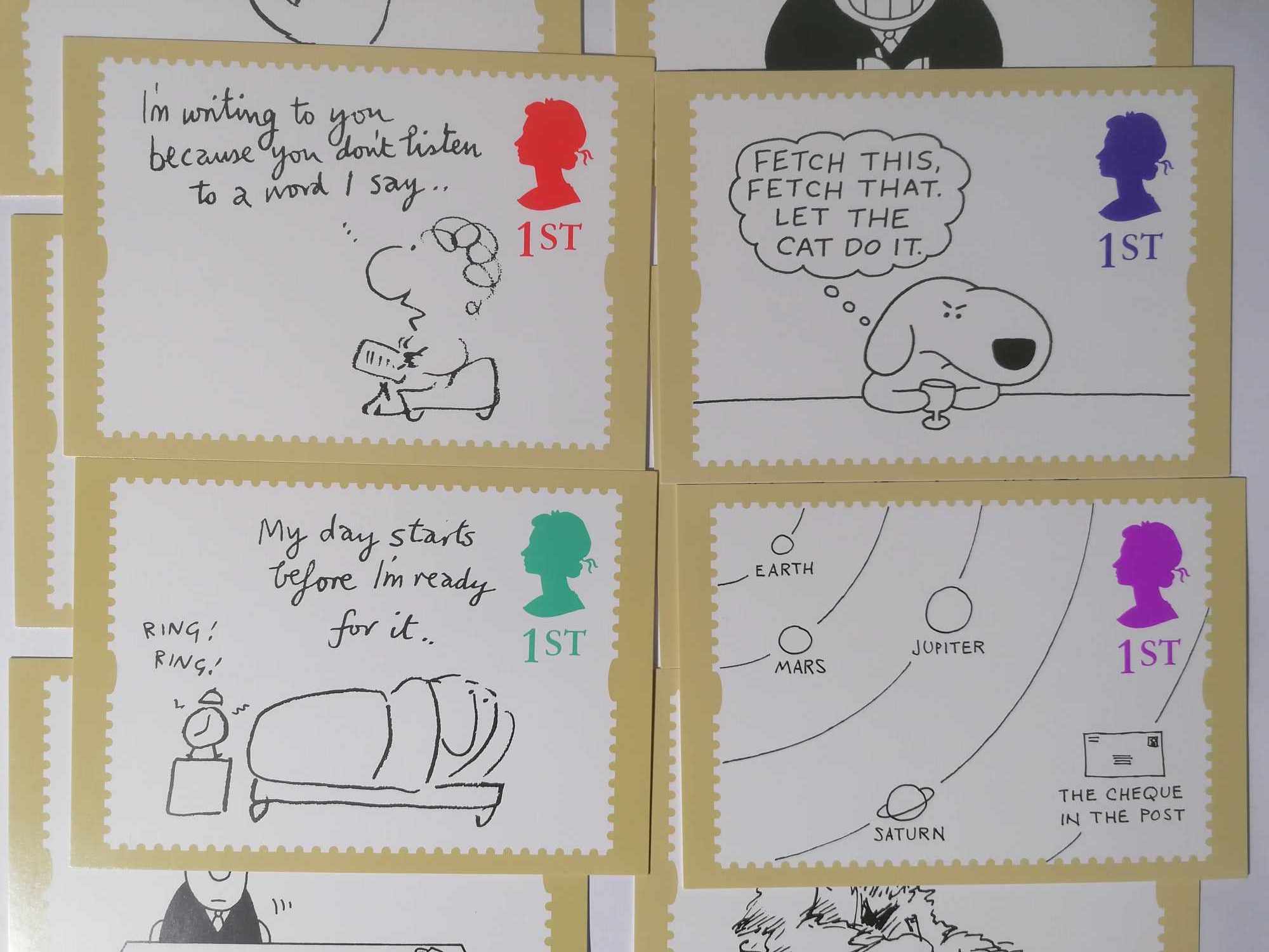 Set of 10 GS4 Royal Mail Stamp Postcards Greetings 1996