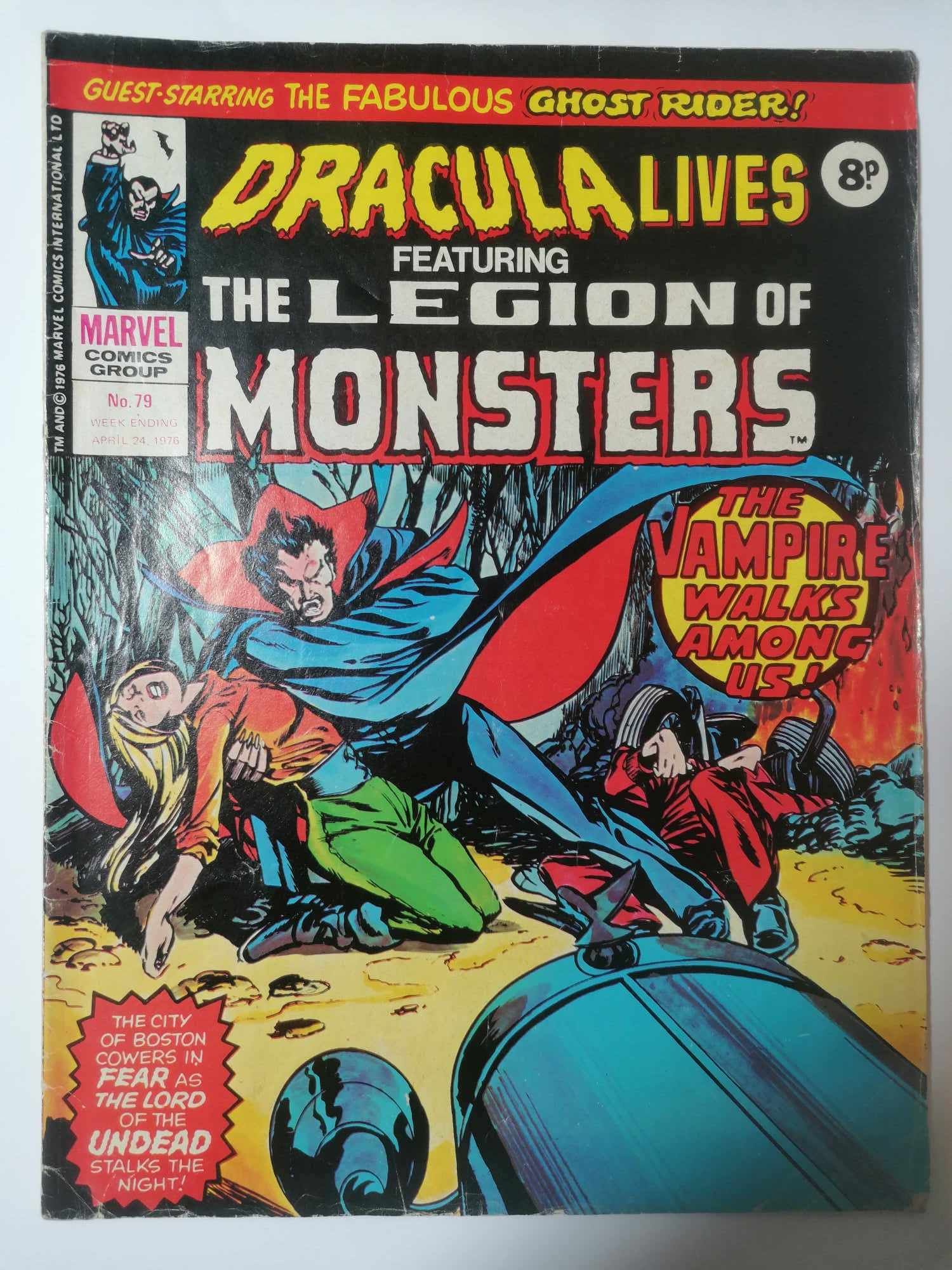 MARVEL DRACULA LIVES VOL 1 #79 1976 Bronze age 