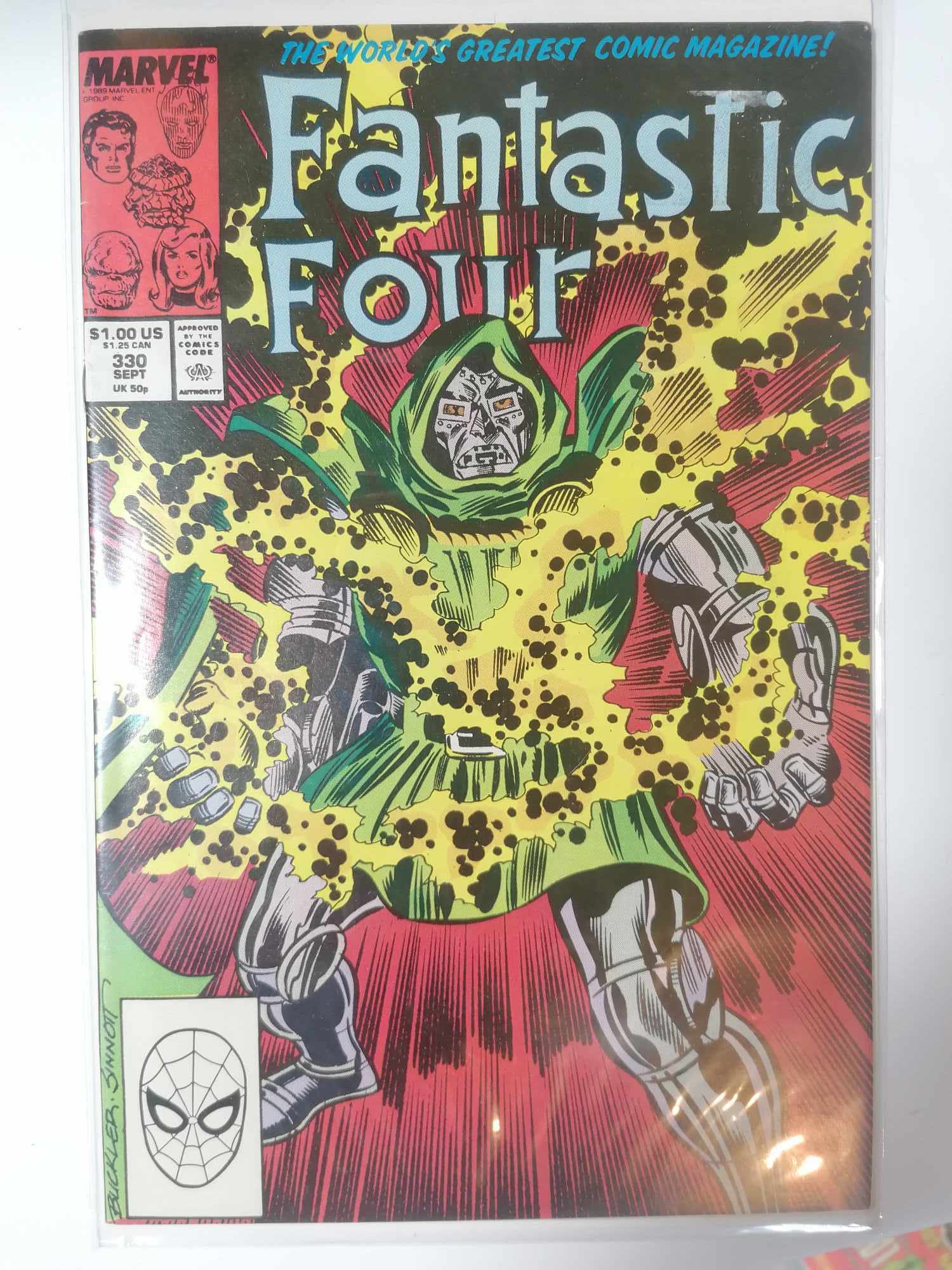 MARVEL THE FANTASTIC FOUR  VOL 1 #330 1989 Modern age 