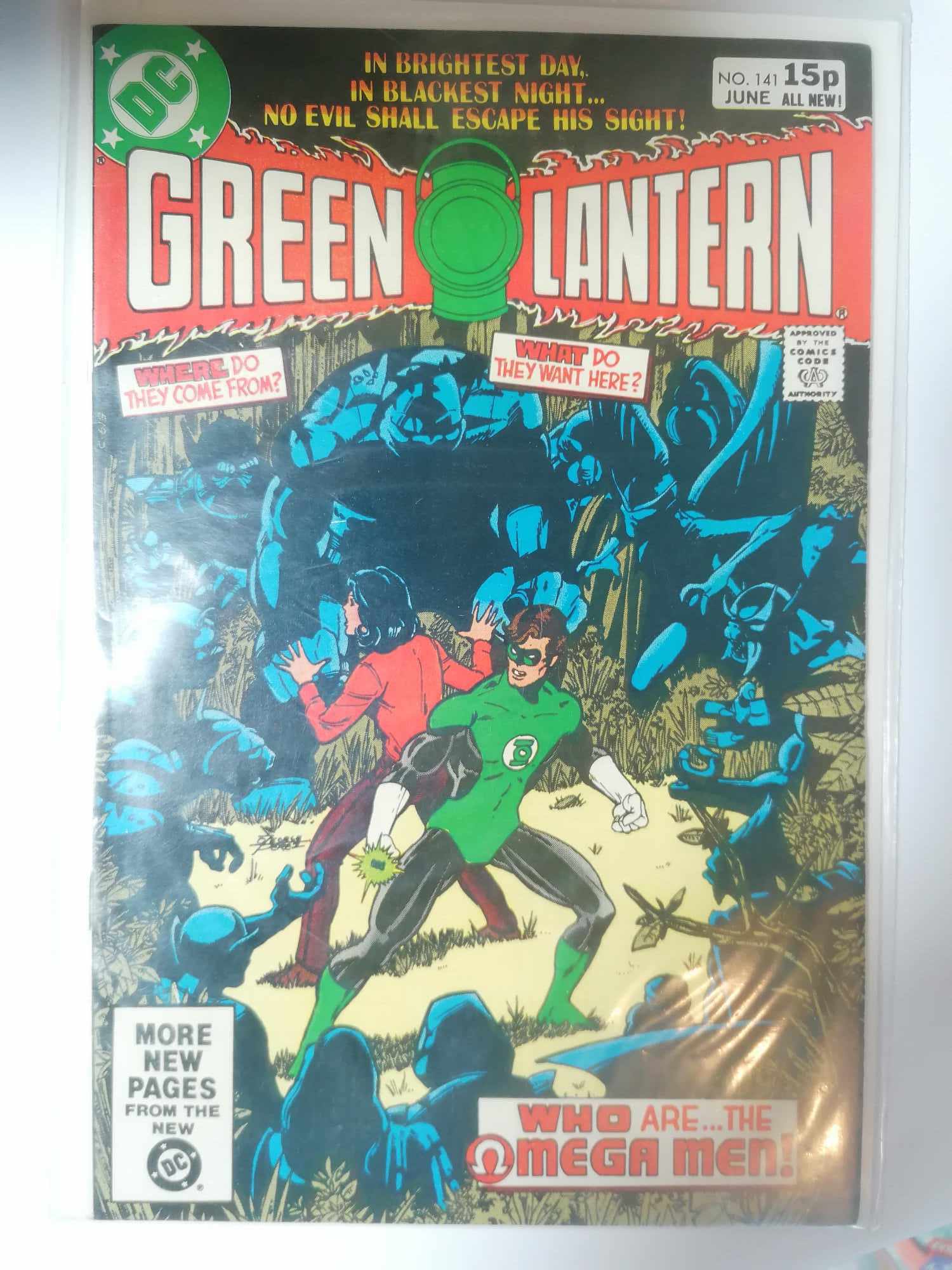 DC GREEN LANTERN #141 VOL 2 1981 BRONZE AGE  1ST APPEARENCE OF MEGA MEN