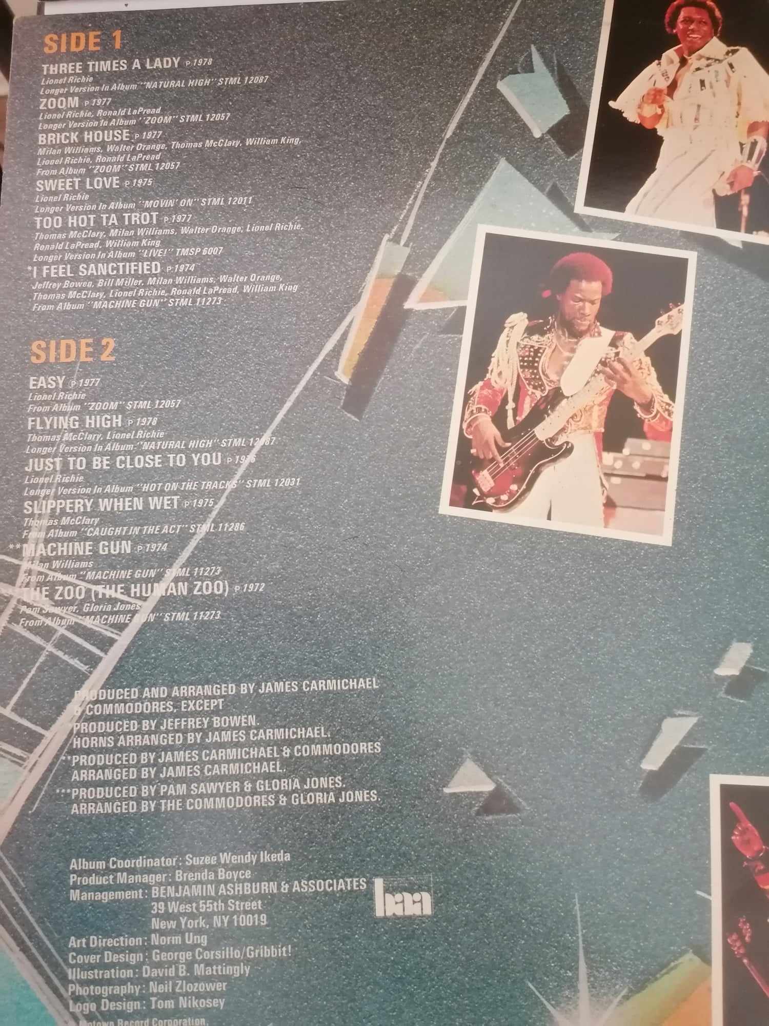 Commodores Greatest Hits  M7-912R1 Excellent condition Vinyl Good Sleeve 1978