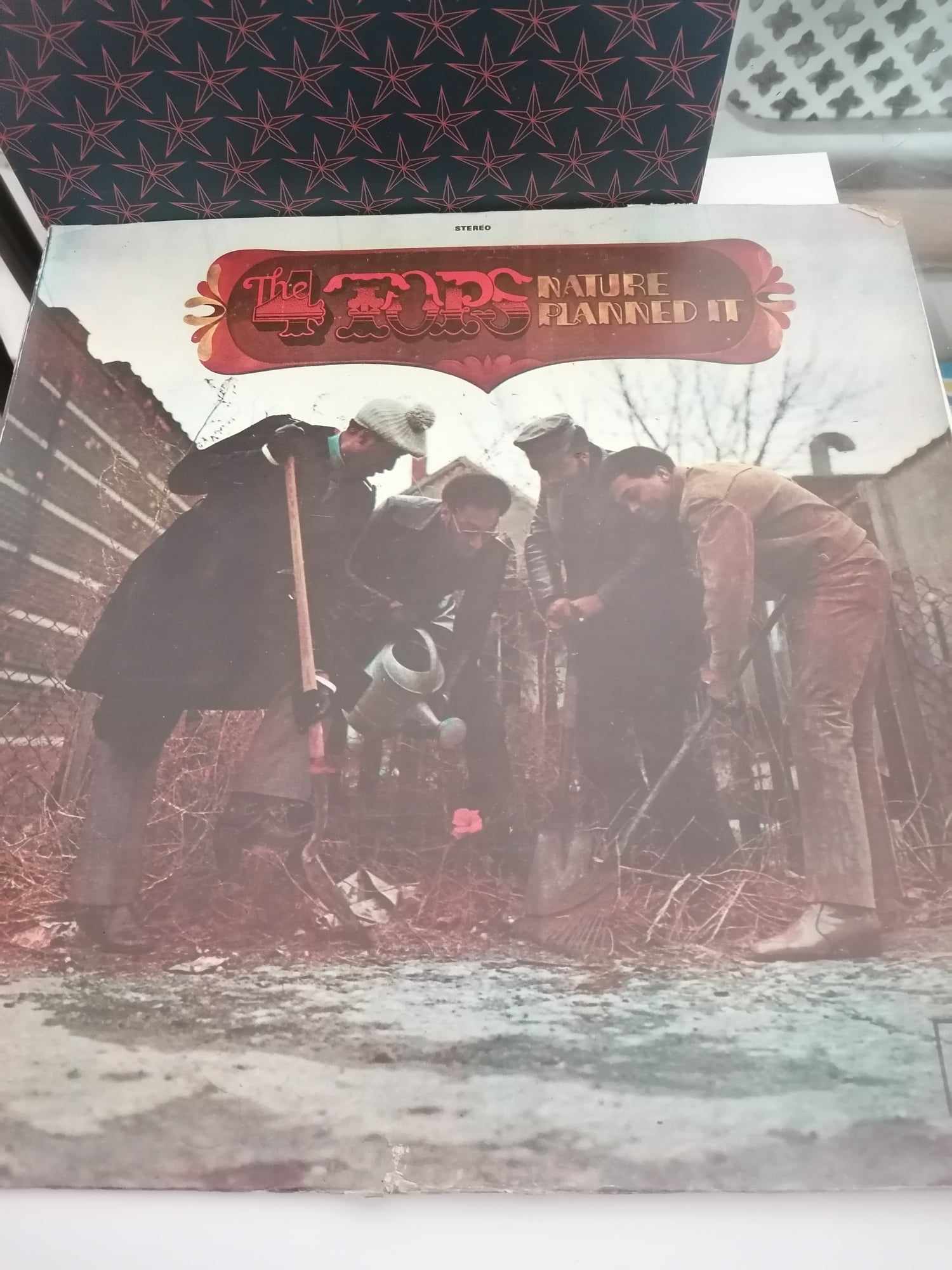 The four tops nature planned it M748L Vinyl LP 1972 Poor Sleeve Excellent Vinyl