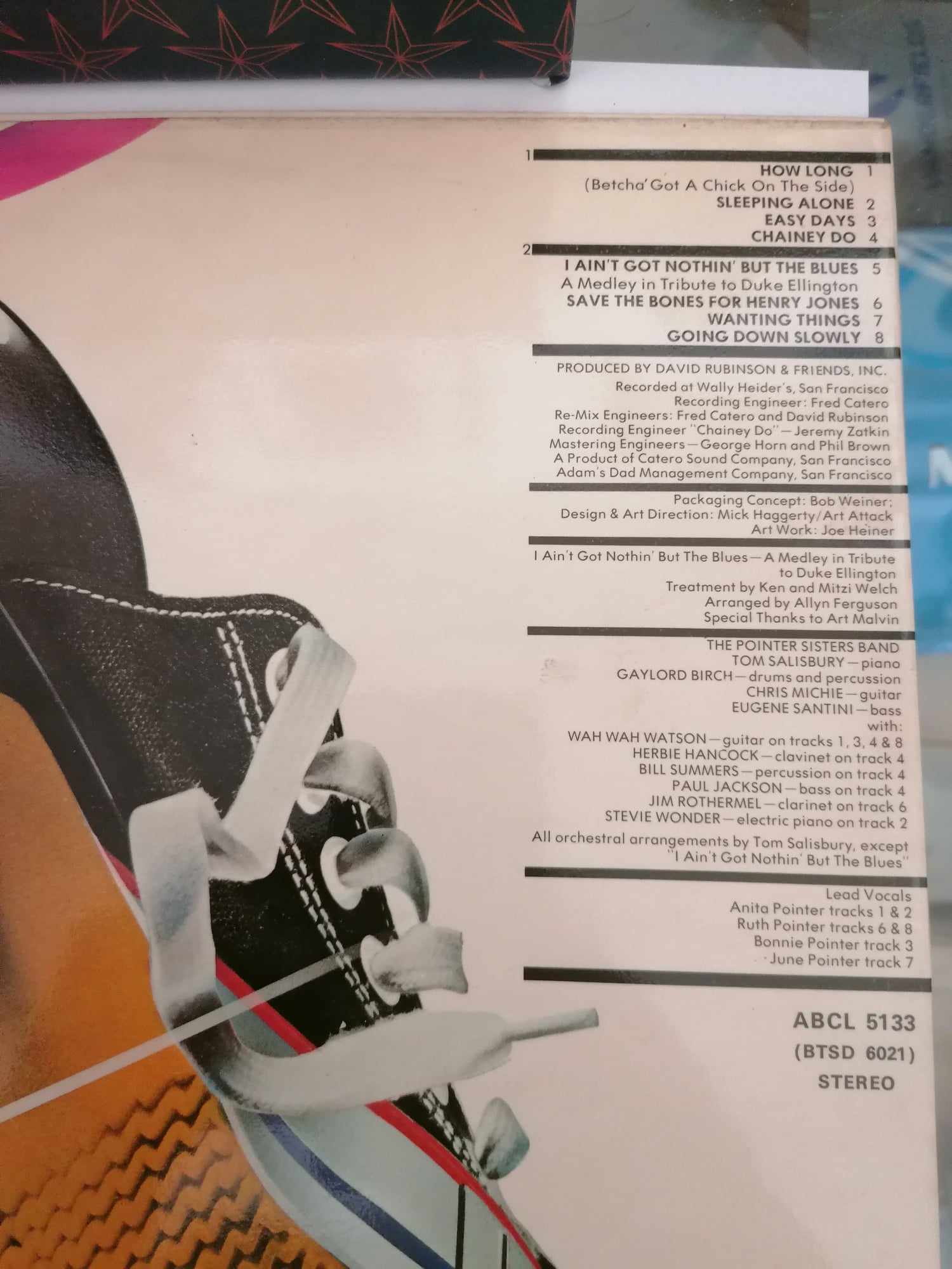 The pointer Sisters Steppin Vinyll LP BTSD-6021 1975 Good Sleeve Excellent Vinyl