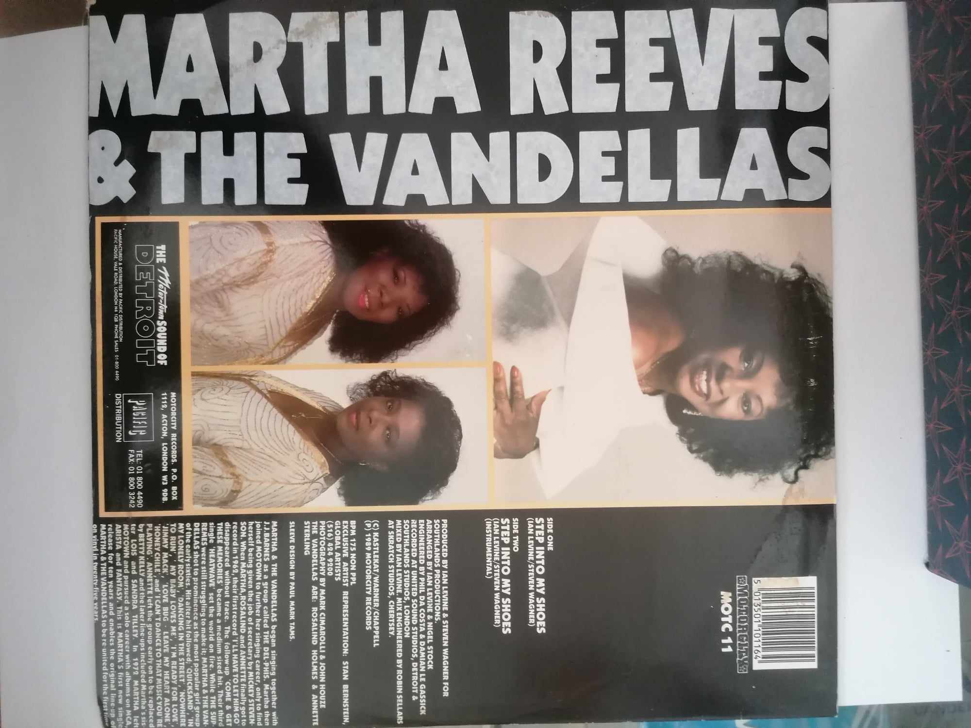 Martha Reeves and the Vandellas step into my shoes 7MOTC 11 Bad Sleeve Excellent Vinyl
