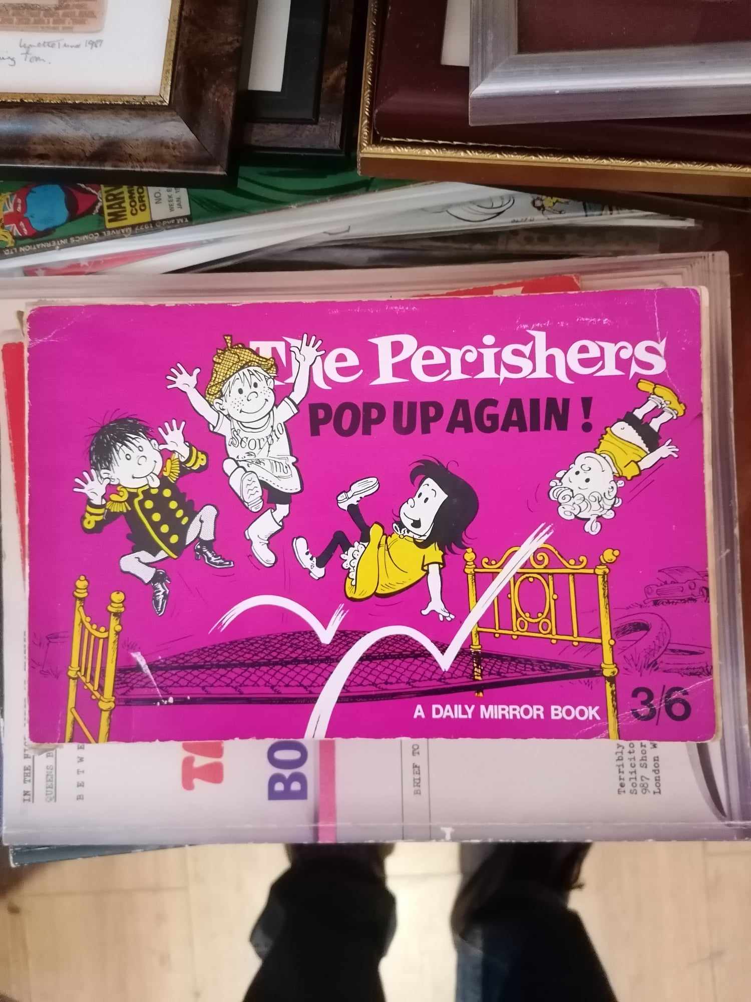 Job lot of 6 Perishers Books All well read and some wear on outside but internally they are very good (see pics) 