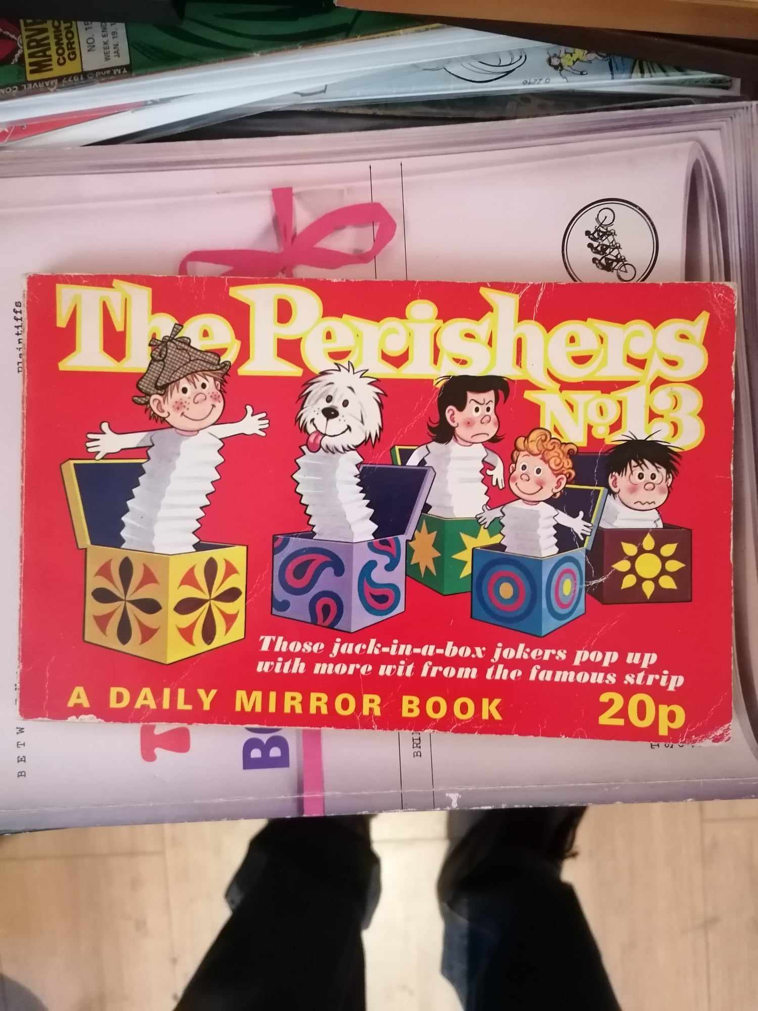 Job lot of 6 Perishers Books All well read and some wear on outside but internally they are very good (see pics) 