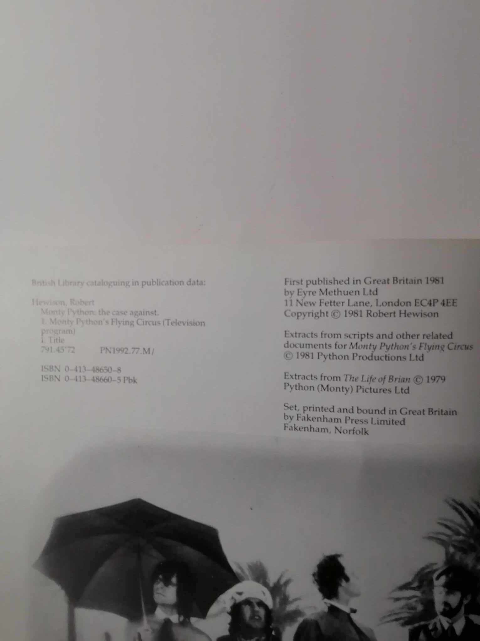 Monty Pythons Big Red Book 1981 in good condition and a great read. 