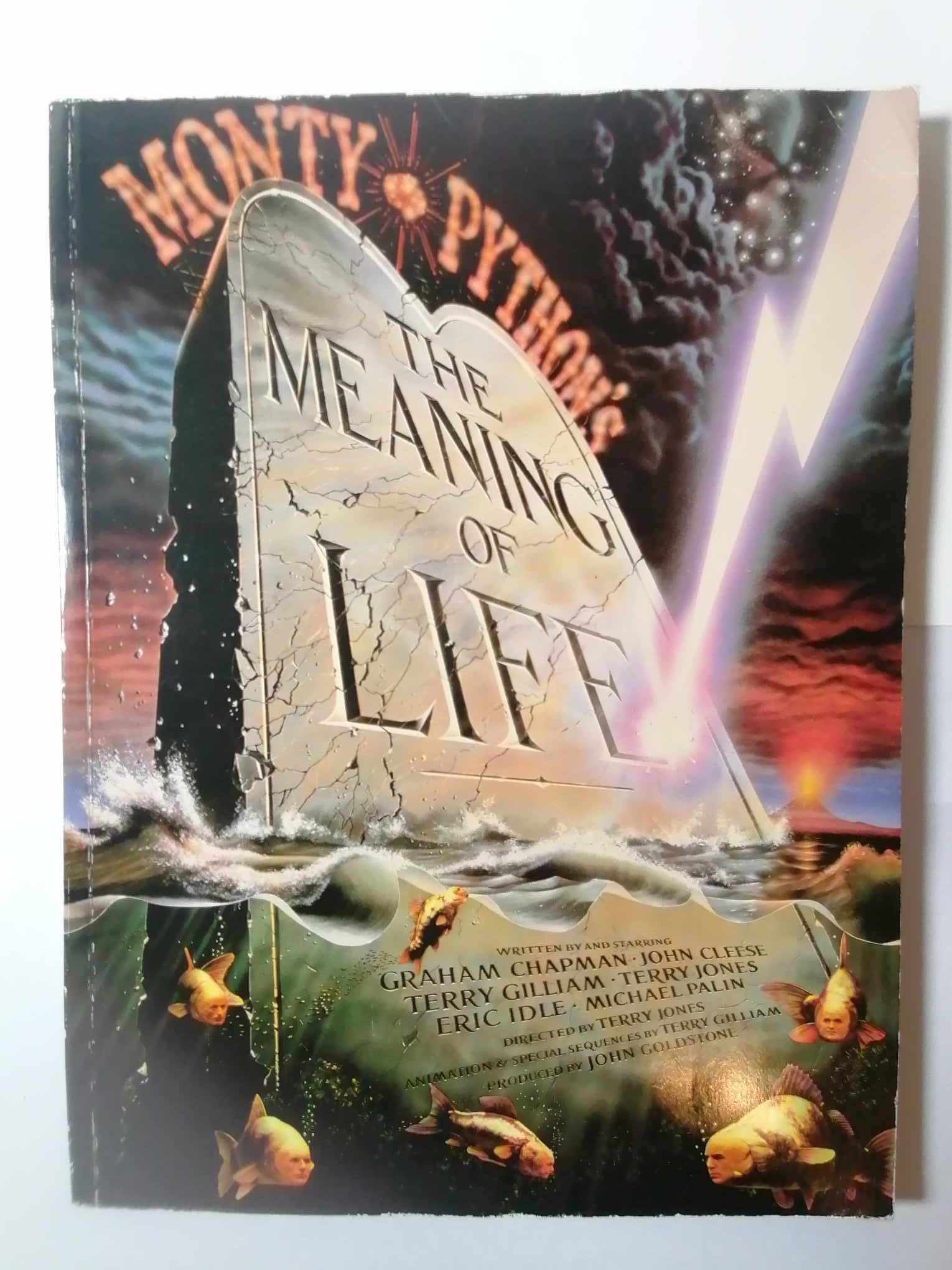 Monty Pythons Meaning of Life 1983 in good condition and a great read.