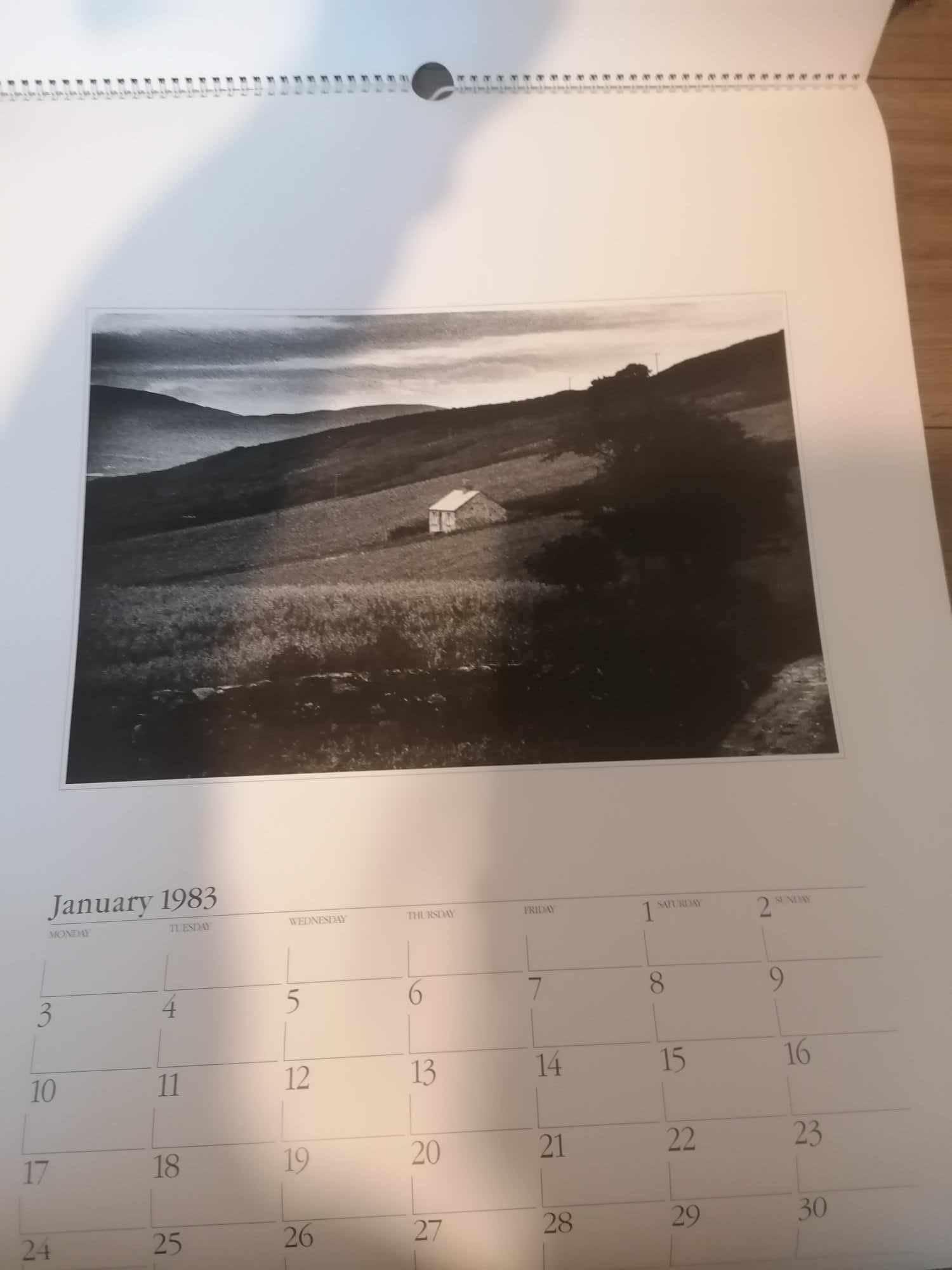 1983 Linda McCartney Calender in great condition and unused