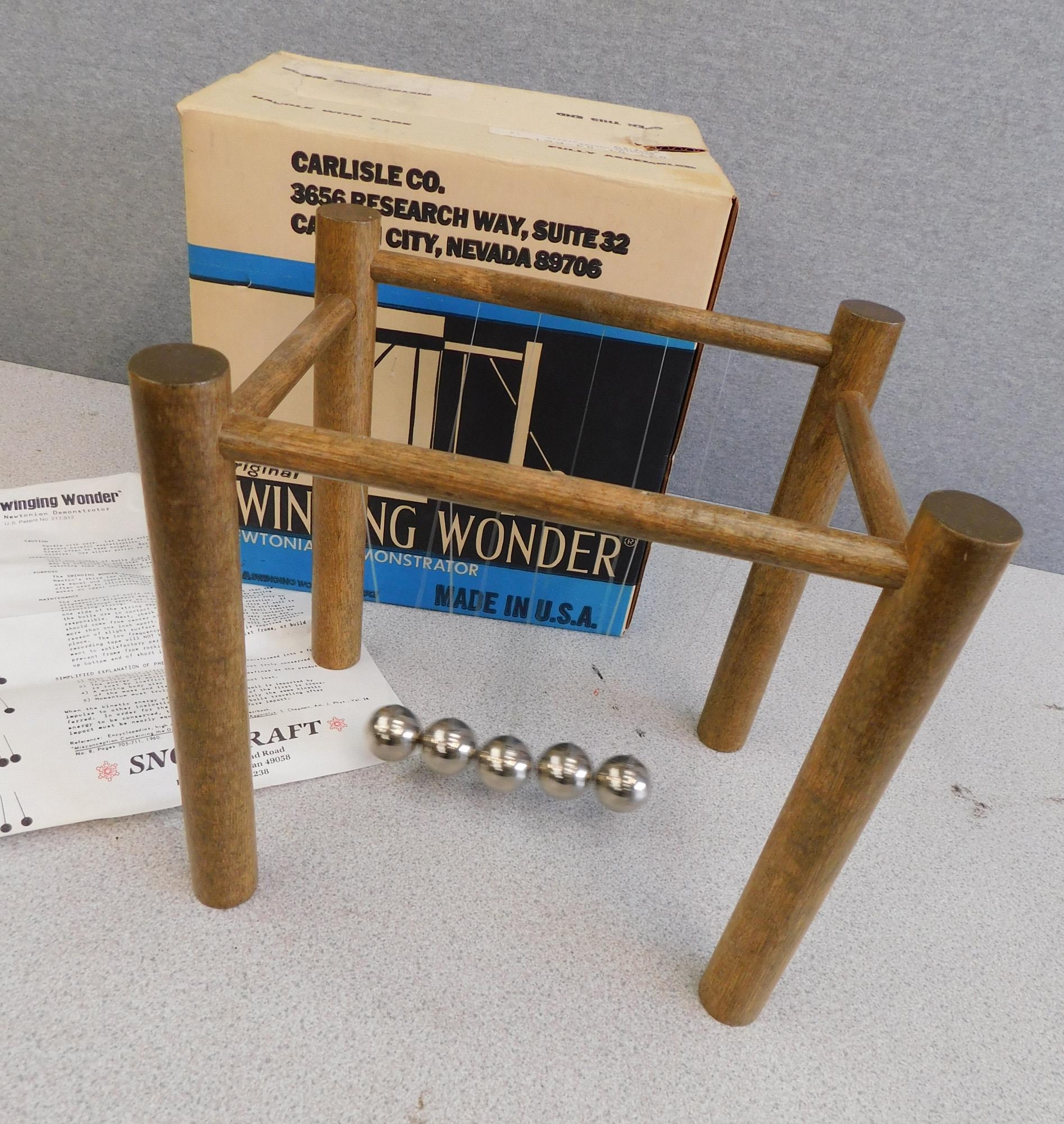 Genuine Original Swinging wonder newtons cradle 1960s