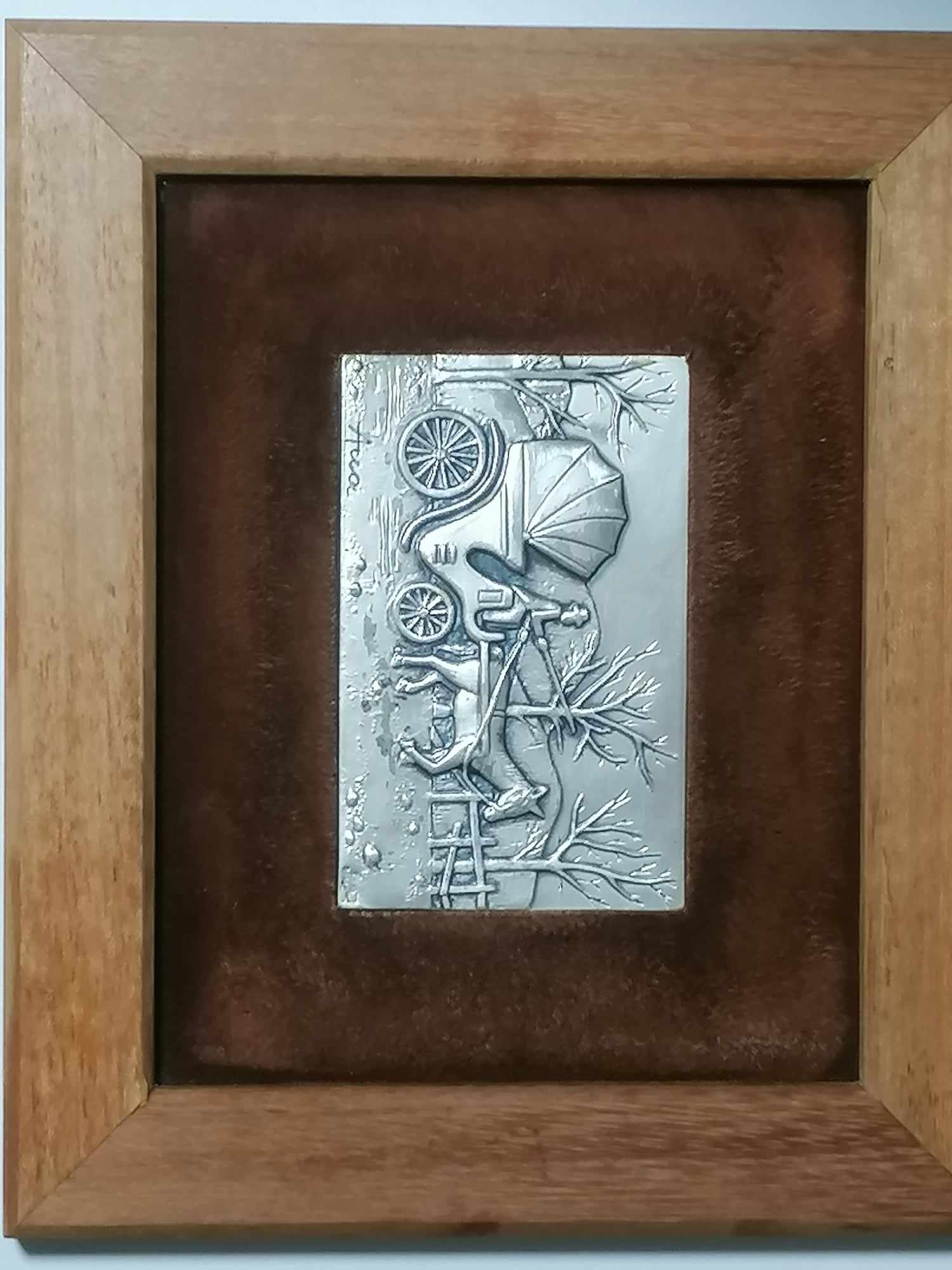Italian Silver .968 silver PLaque by ACCA 