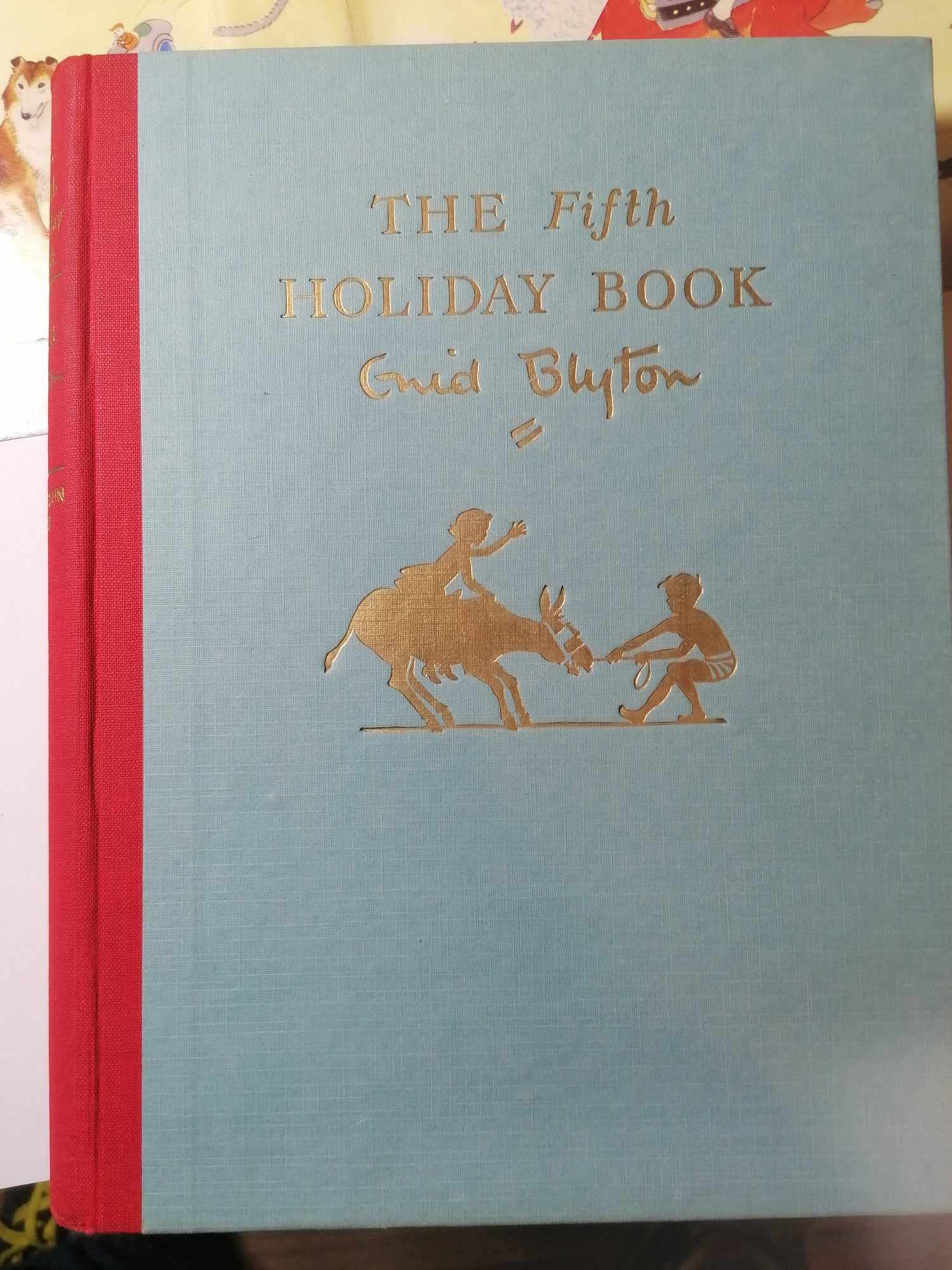 Enid Blyton The Fifth Holiday Book Samson low 1950 Wonderful condition includes dust cover