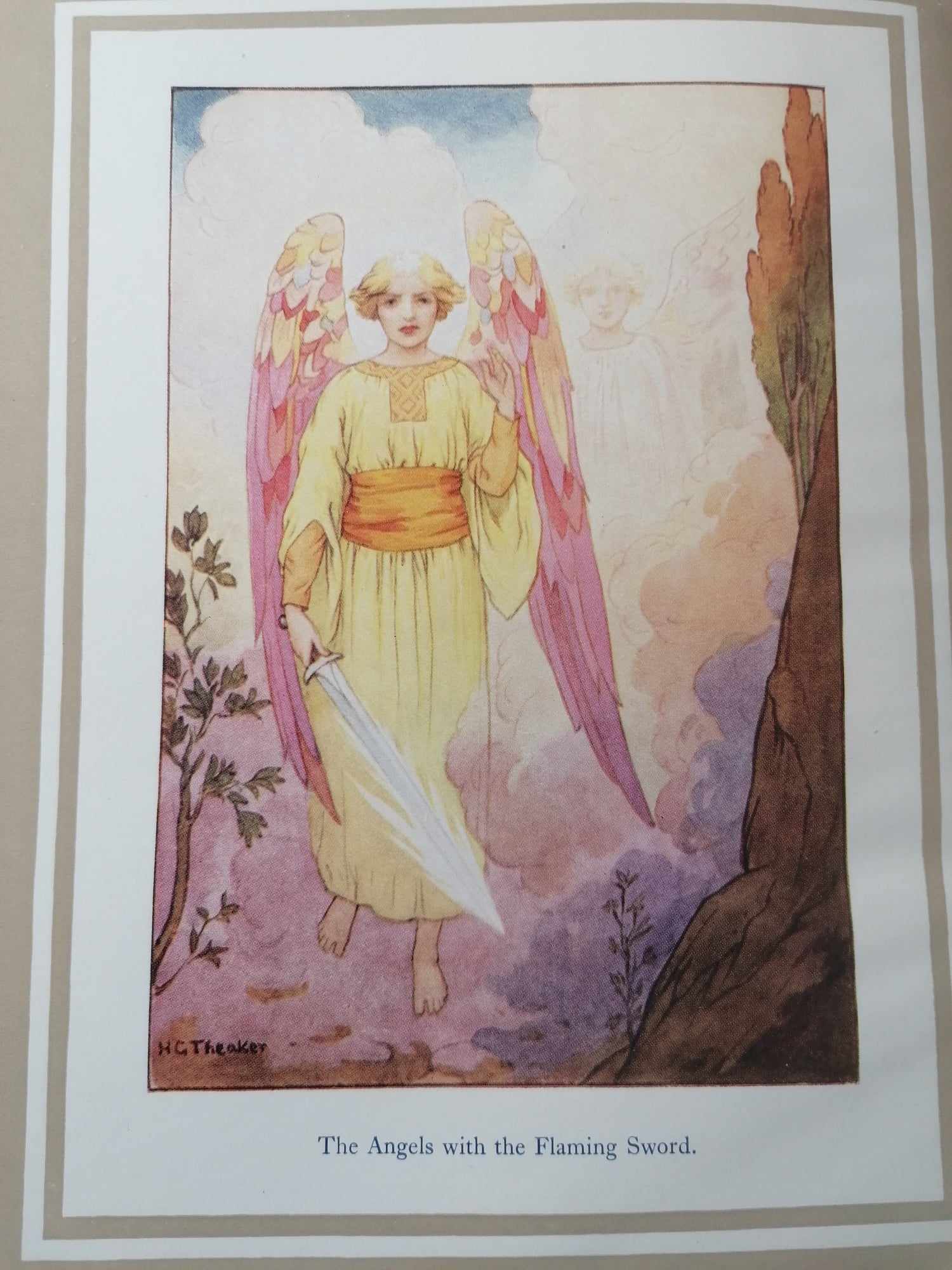 BIBLE STORIES FOR CHILDREN  Old Testament. With 4 Plates in Colour Blanche Wilder 1957 