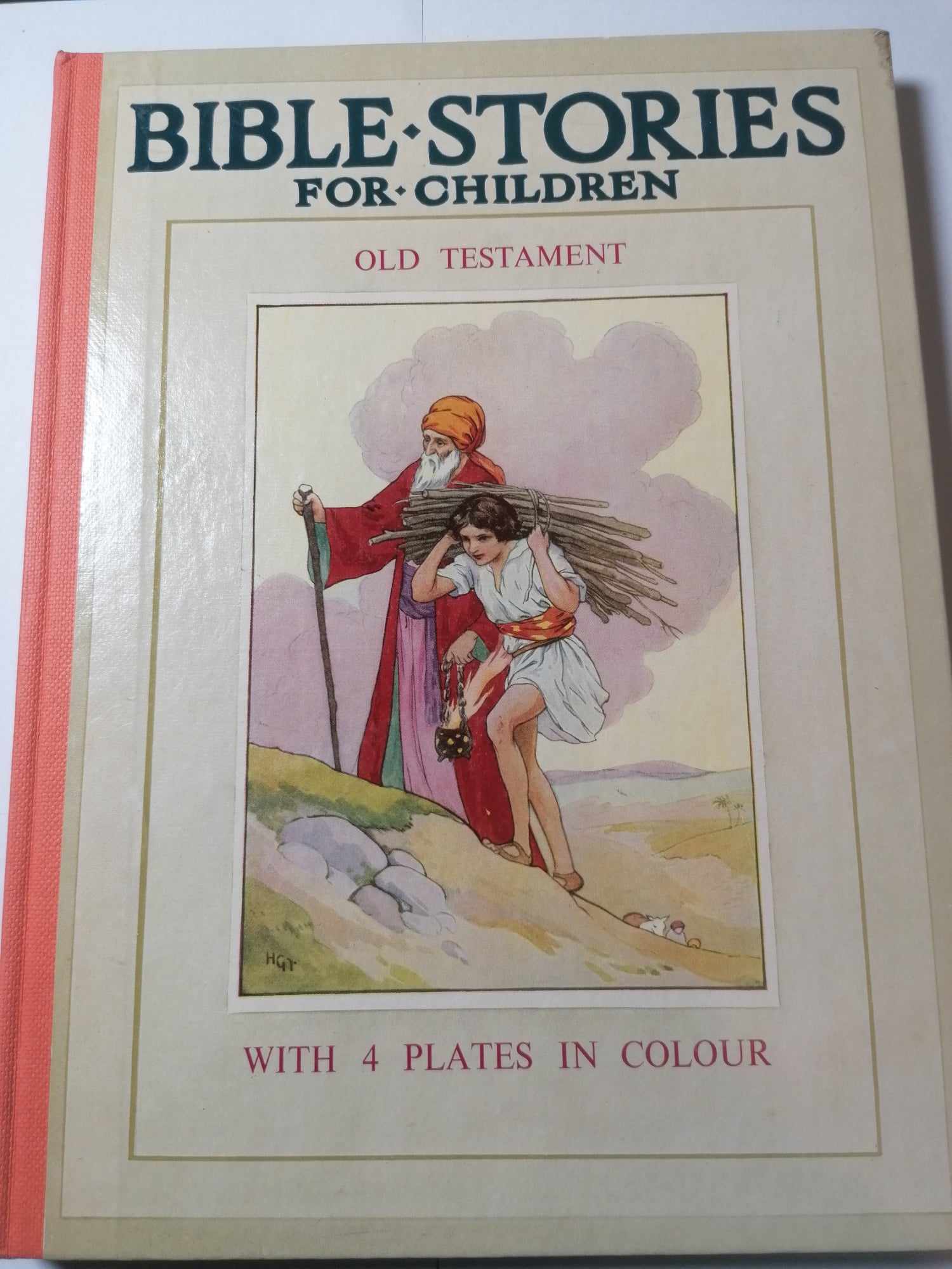 BIBLE STORIES FOR CHILDREN  Old Testament. With 4 Plates in Colour Blanche Wilder 1957 