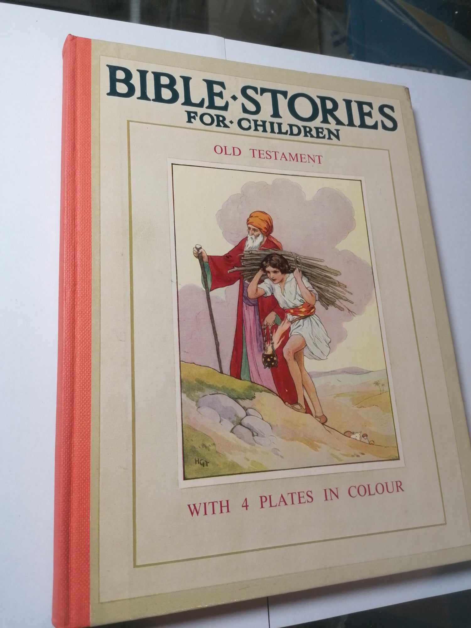 BIBLE STORIES FOR CHILDREN  Old Testament. With 4 Plates in Colour Blanche Wilder 1957 
