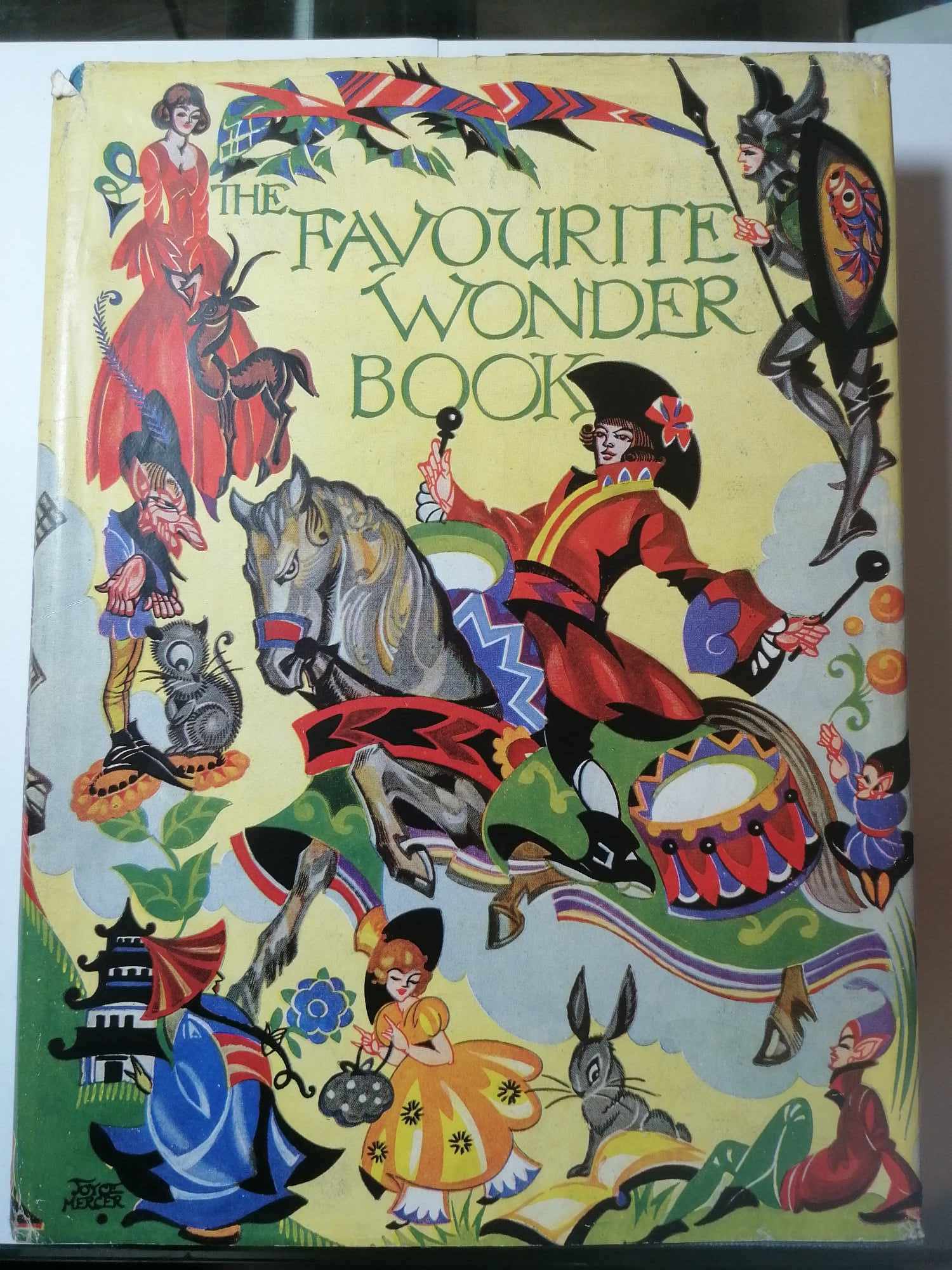 1946 The Favourite Wonder Book MILNE A A, FARJEON Eleanor, NESBIT E et al with dust cover Excellent condition 